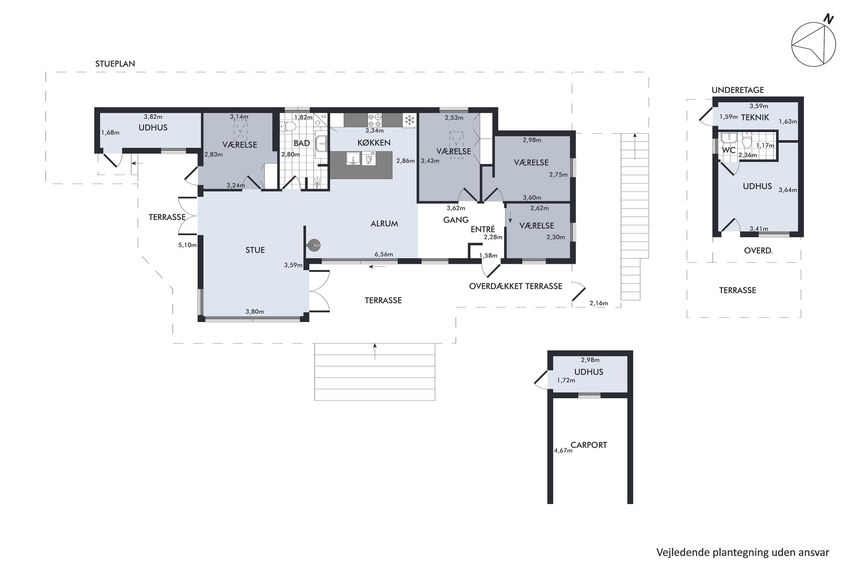 Plantegninger billede af Højbovej 16, Egsmark Strand, 8400 Ebeltoft