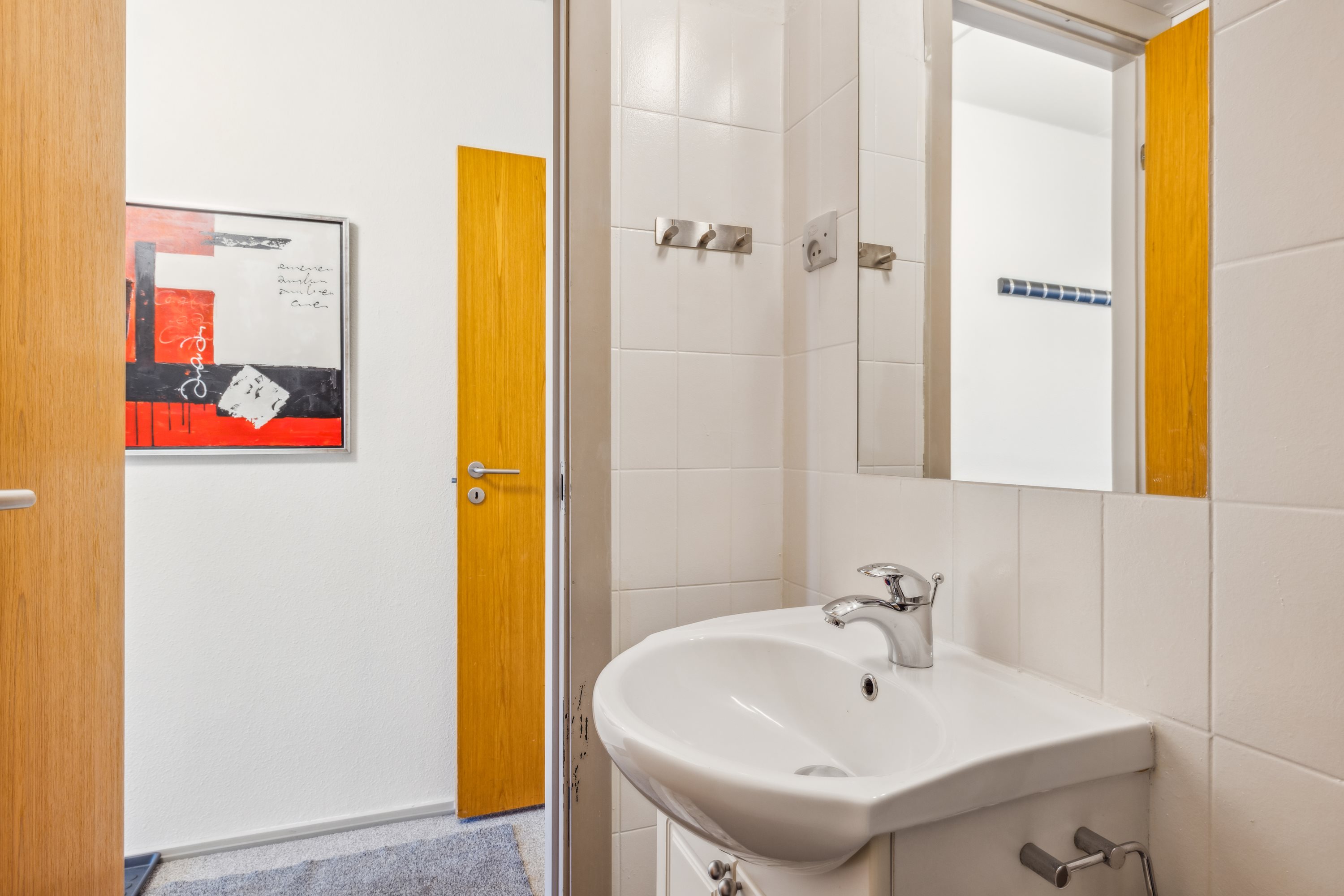 Fremhævet badeværelse billede i fuldskærmstilstand. Billede af Fægangsvej 11D, 1. 202., Bønnerup Strand, 8585 Glesborg