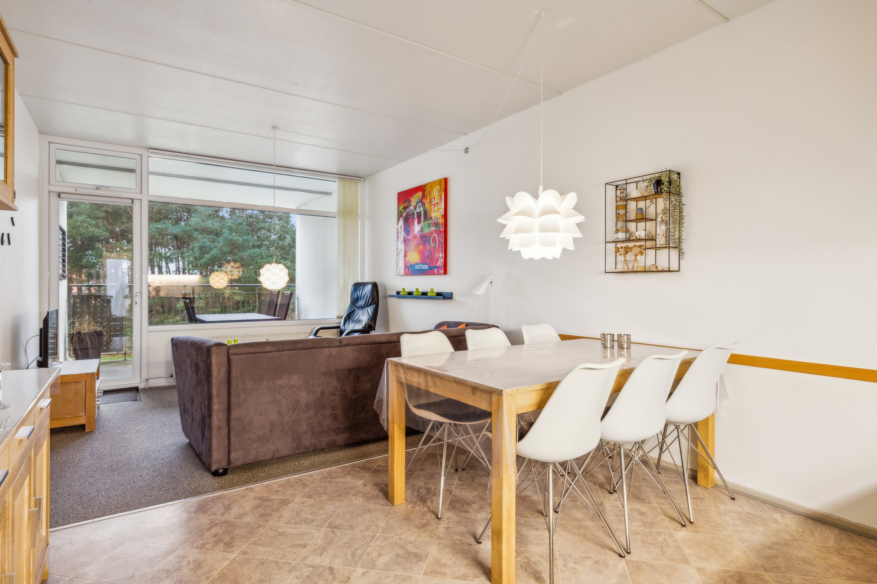 Fremhævet stue billede i fuldskærmstilstand. Billede af Fægangsvej 11D, 1. 202., Bønnerup Strand, 8585 Glesborg