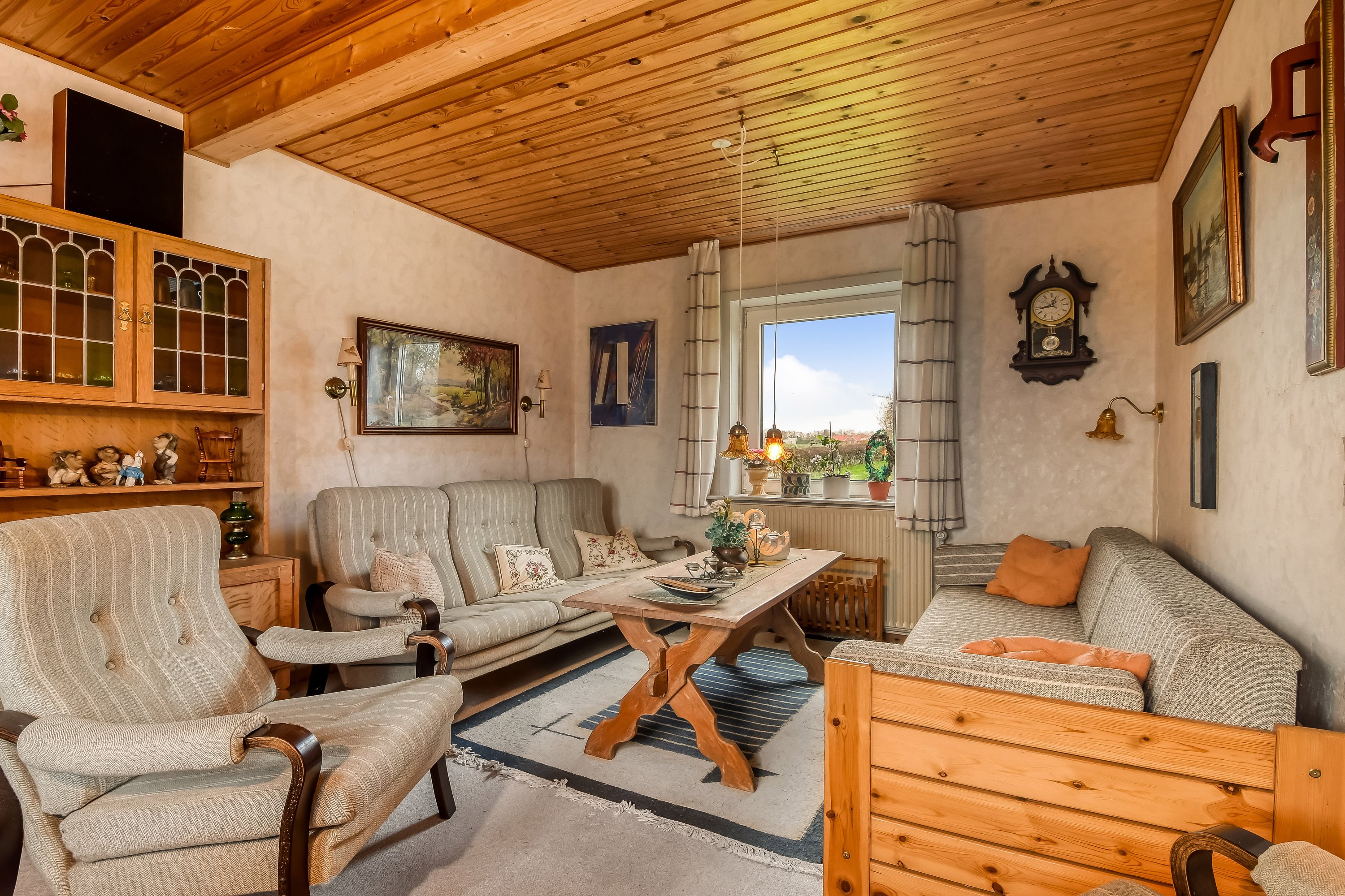 Fremhævet stue billede i fuldskærmstilstand. Billede af Kragelundvej 2, Hjerm, 7830 Vinderup