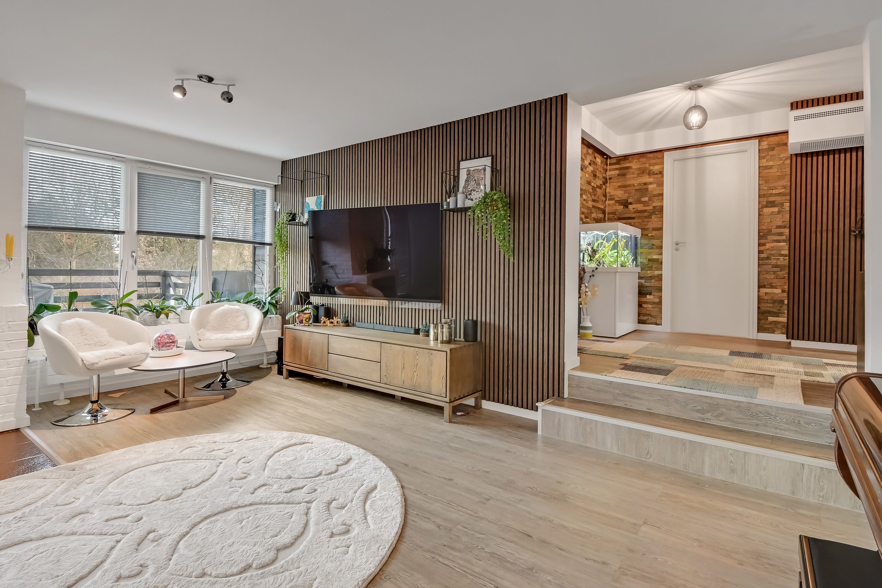 Fremhævet stue billede i fuldskærmstilstand. Billede af Nørmarkvej 8, 7600 Struer