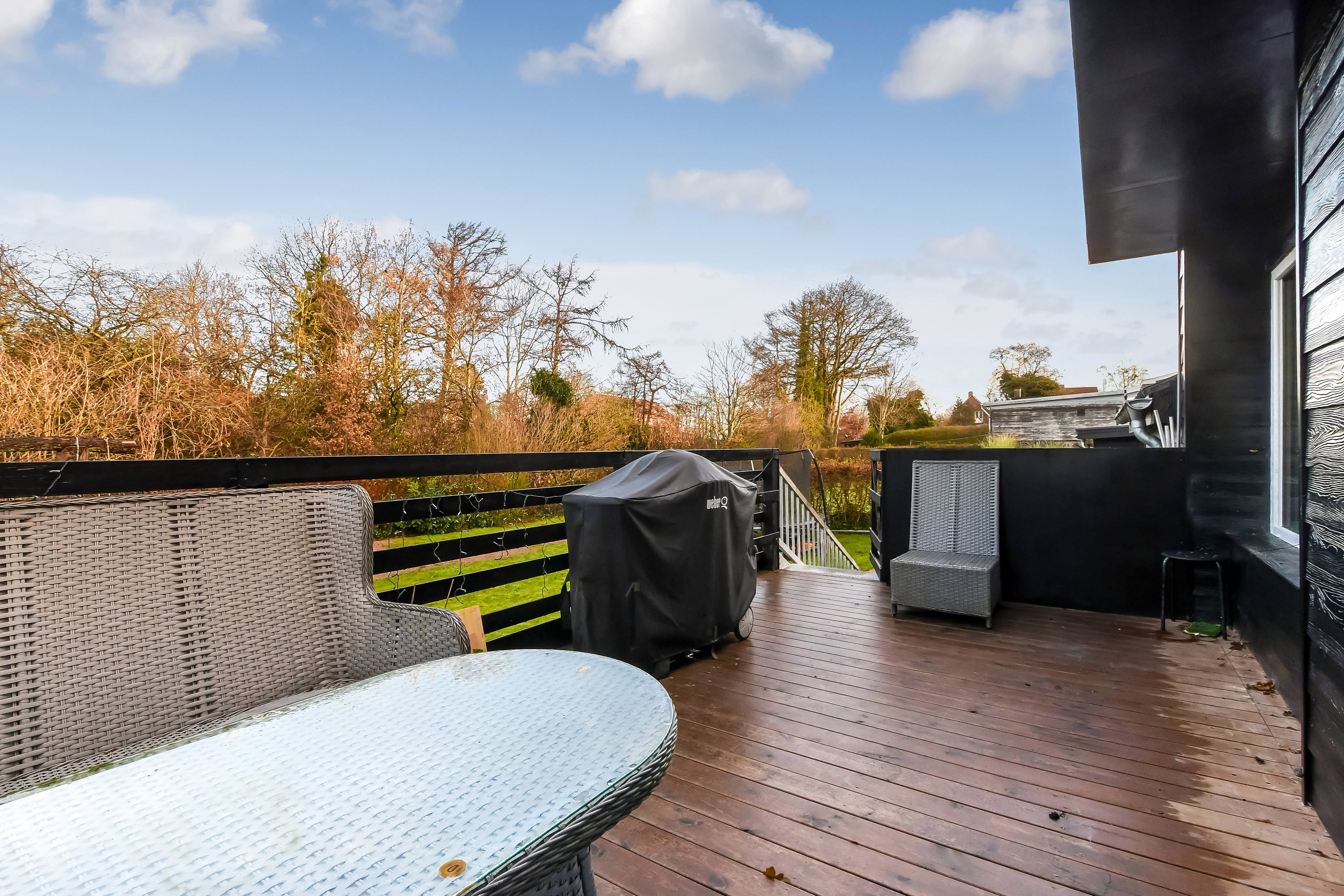 Fremhævet terrasse billede i fuldskærmstilstand. Billede af Nørmarkvej 8, 7600 Struer