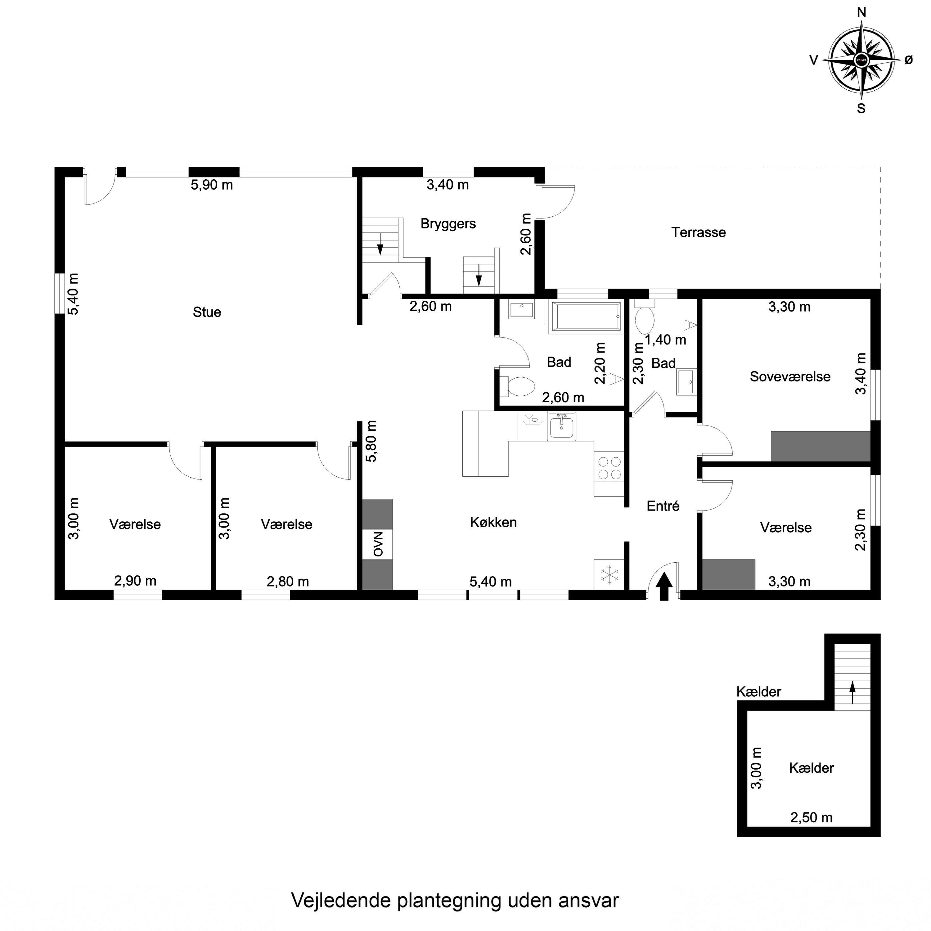 Plantegninger billede af Nørmarkvej 8, 7600 Struer