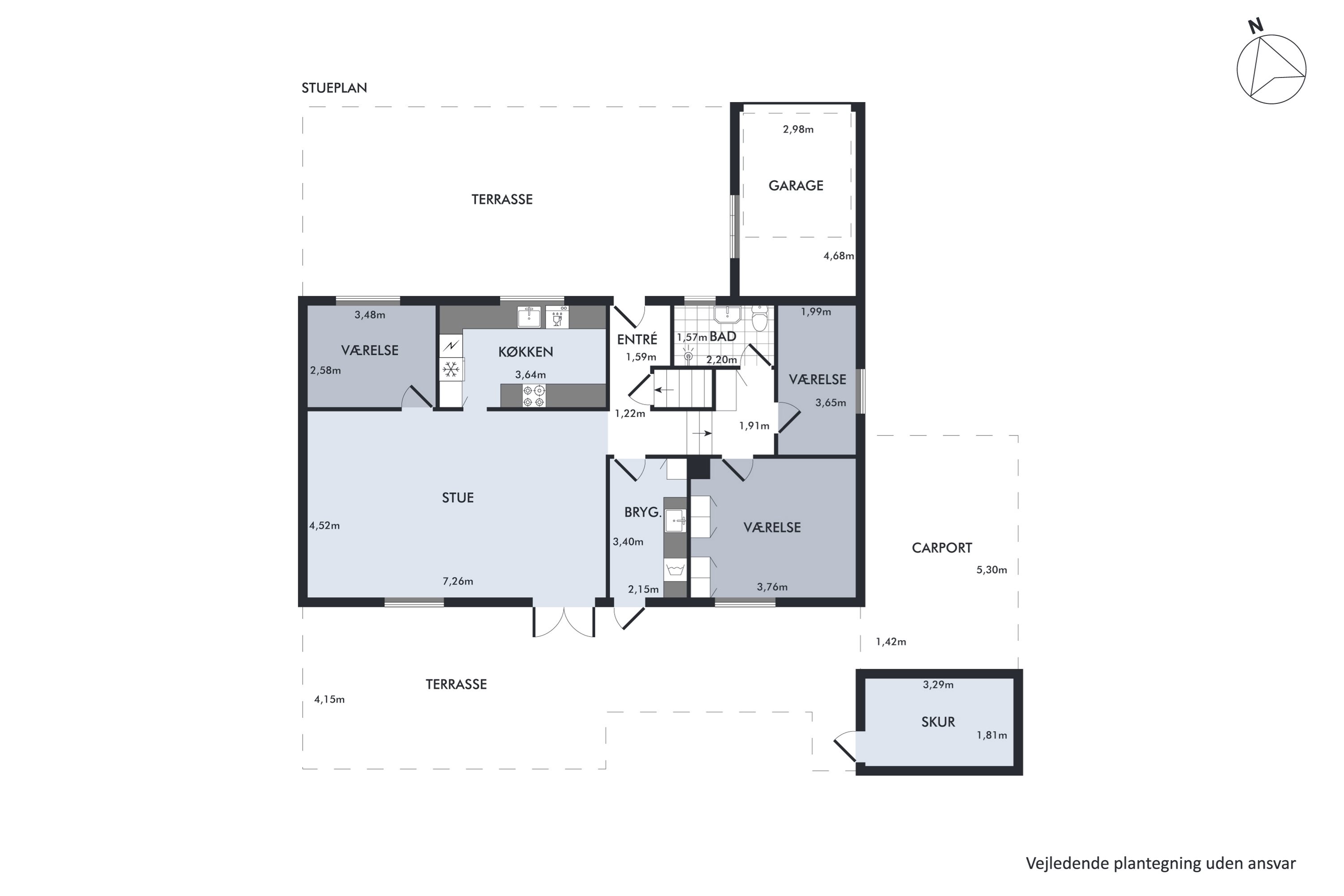 Plantegninger billede af Præstbrovej 277, Øster Jølby, 7950 Erslev