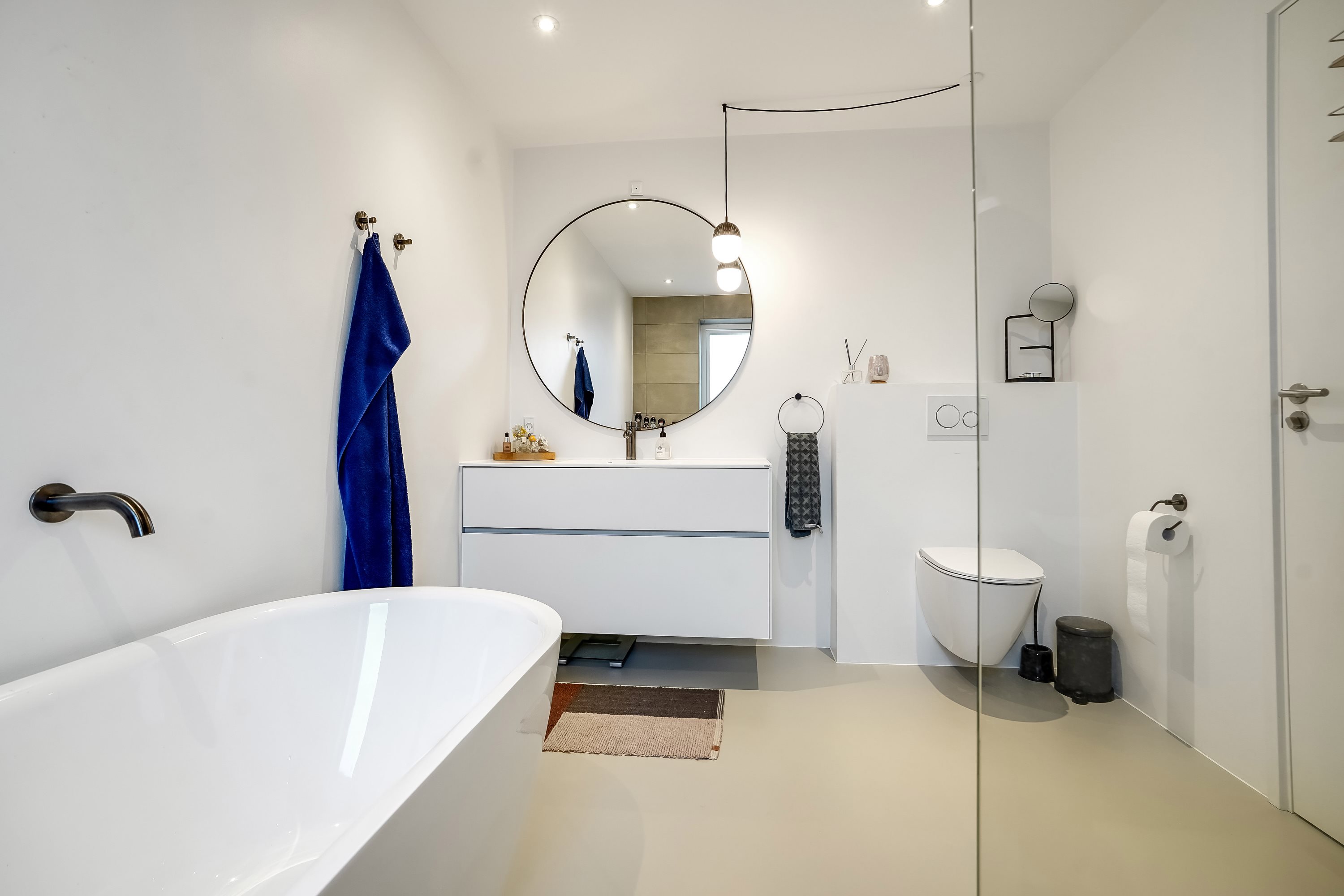 Fremhævet badeværelse billede i fuldskærmstilstand. Billede af Ring Søpark 40, 8740 Brædstrup