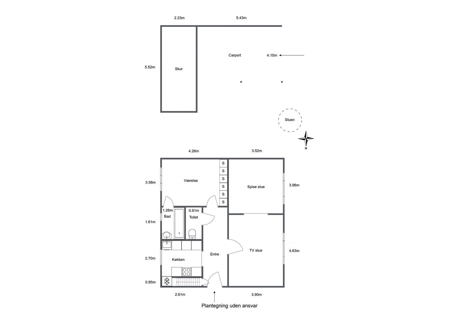 Plantegninger billede af Thorsvej 64, 7000 Fredericia