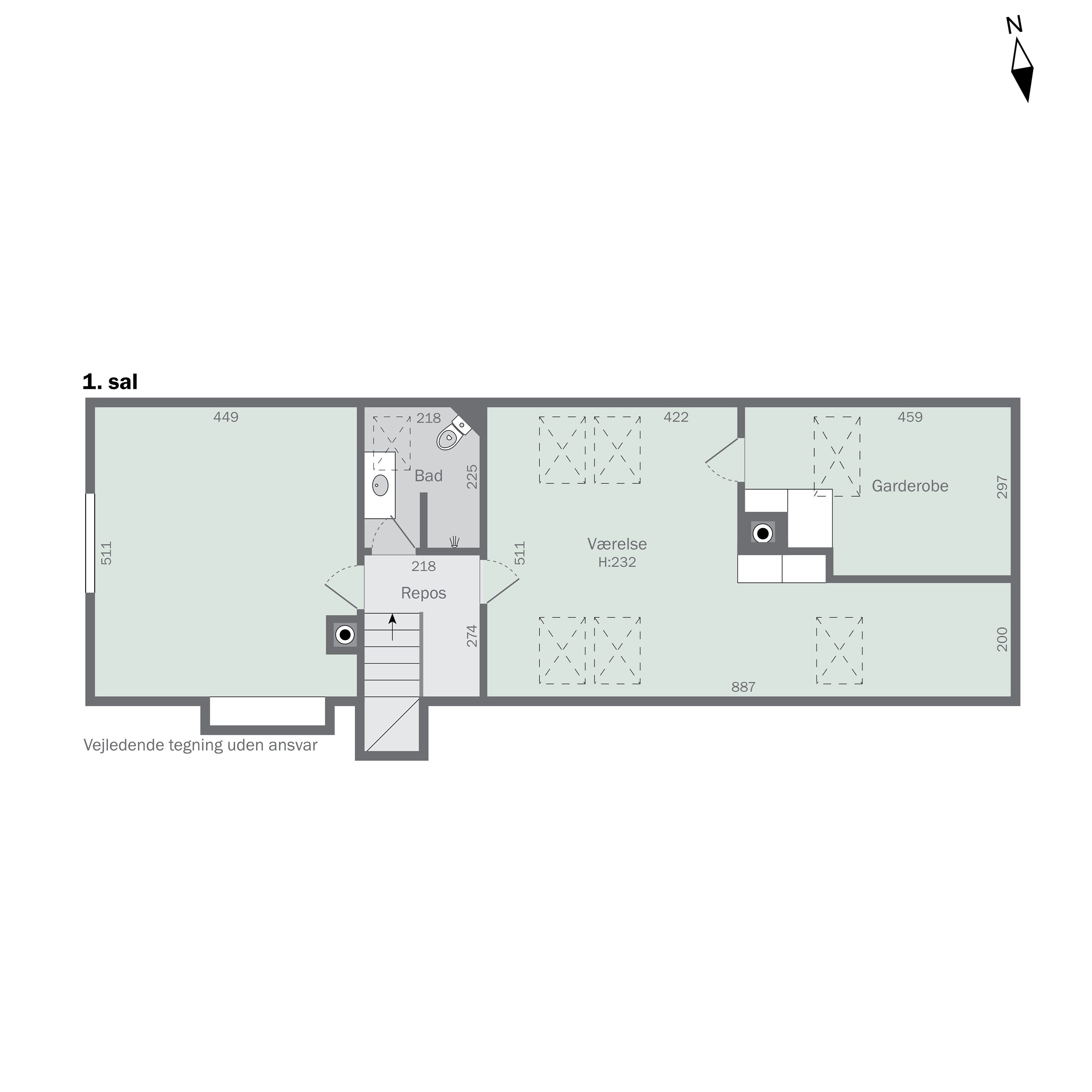 Plantegninger billede af Gl. Mårsøvej 11, 4300 Holbæk