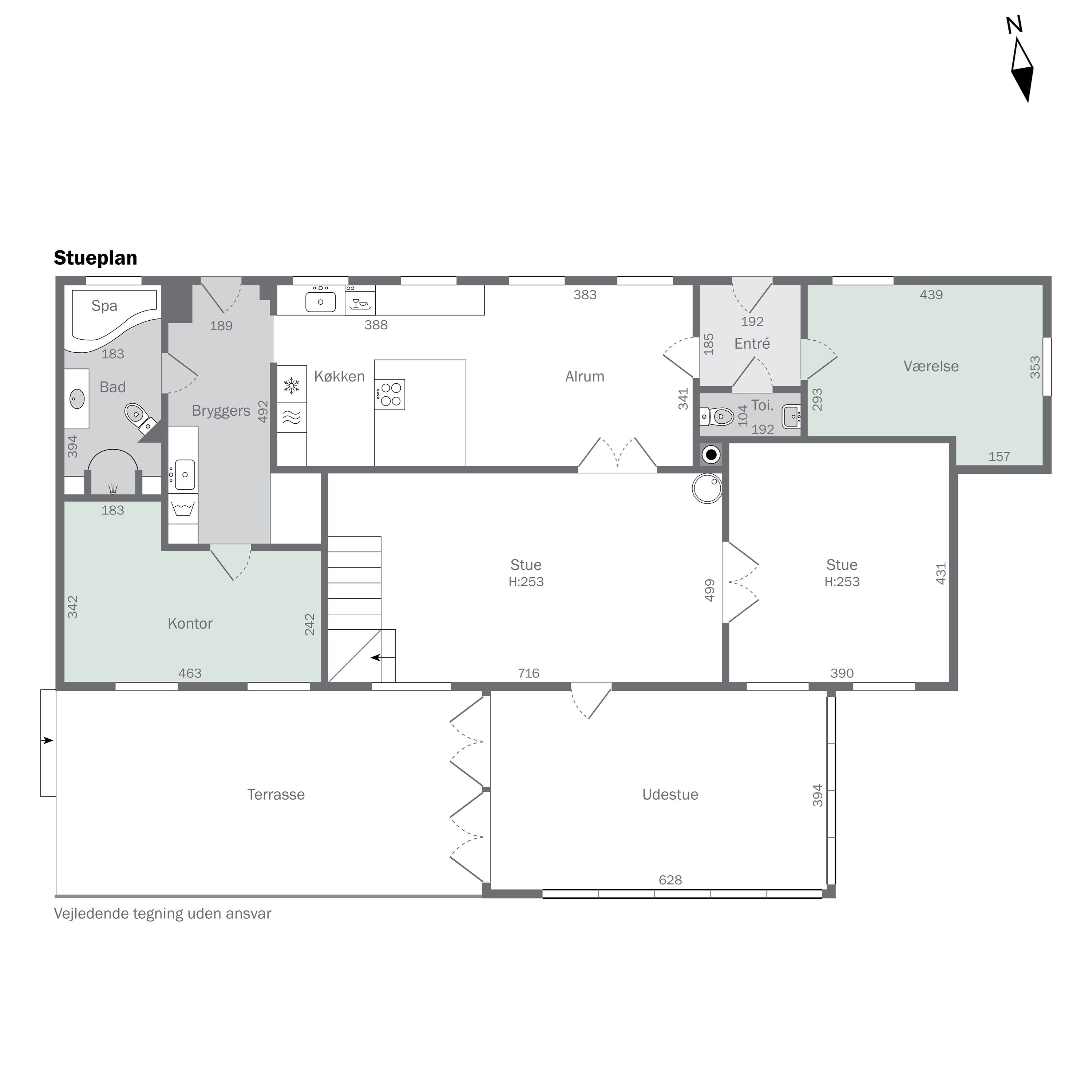 Plantegninger billede af Gl. Mårsøvej 11, 4300 Holbæk