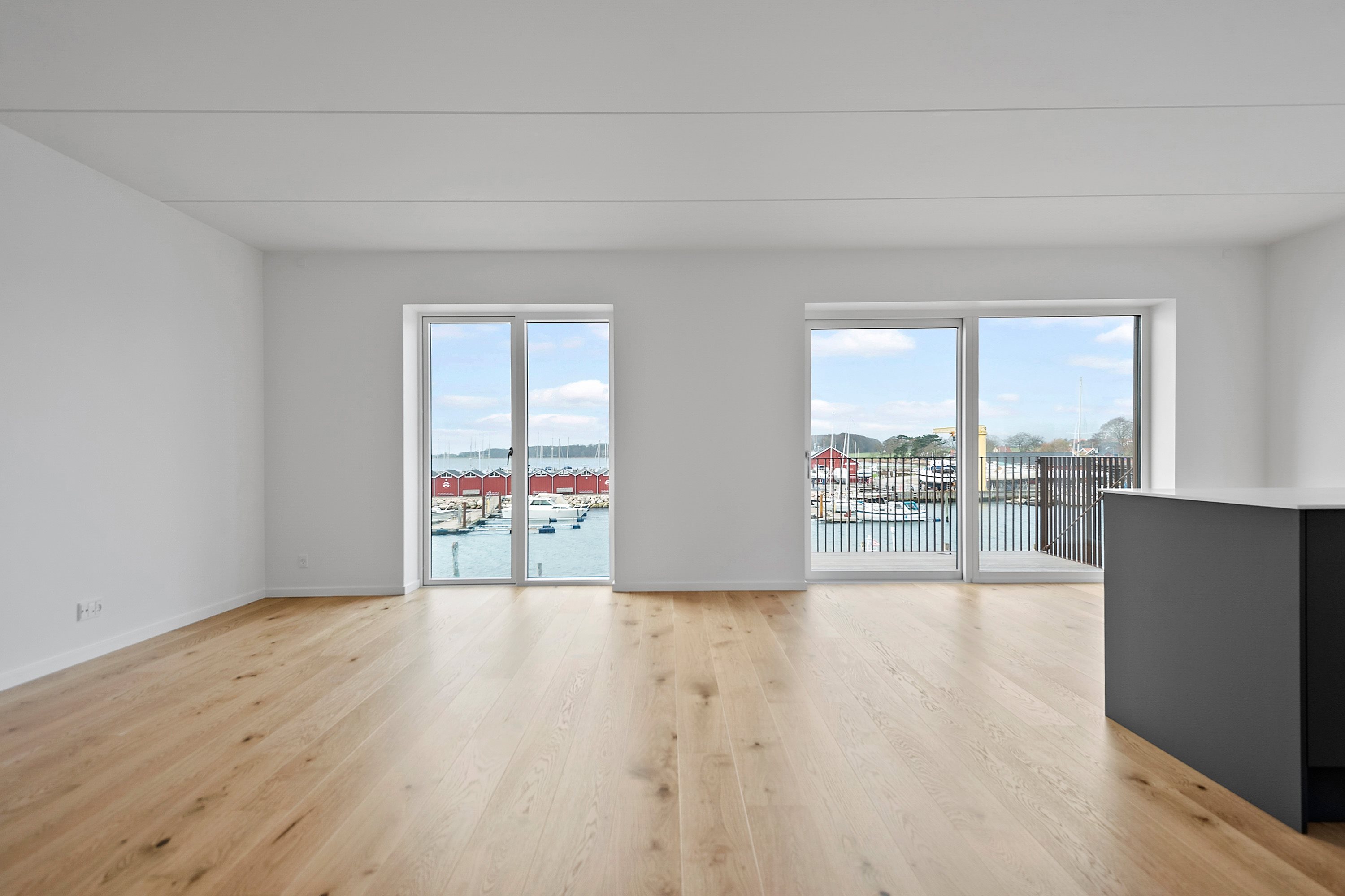 Fremhævet stue billede i fuldskærmstilstand. Billede af Færgebyen 16, 1. 2., Hou, 8300 Odder