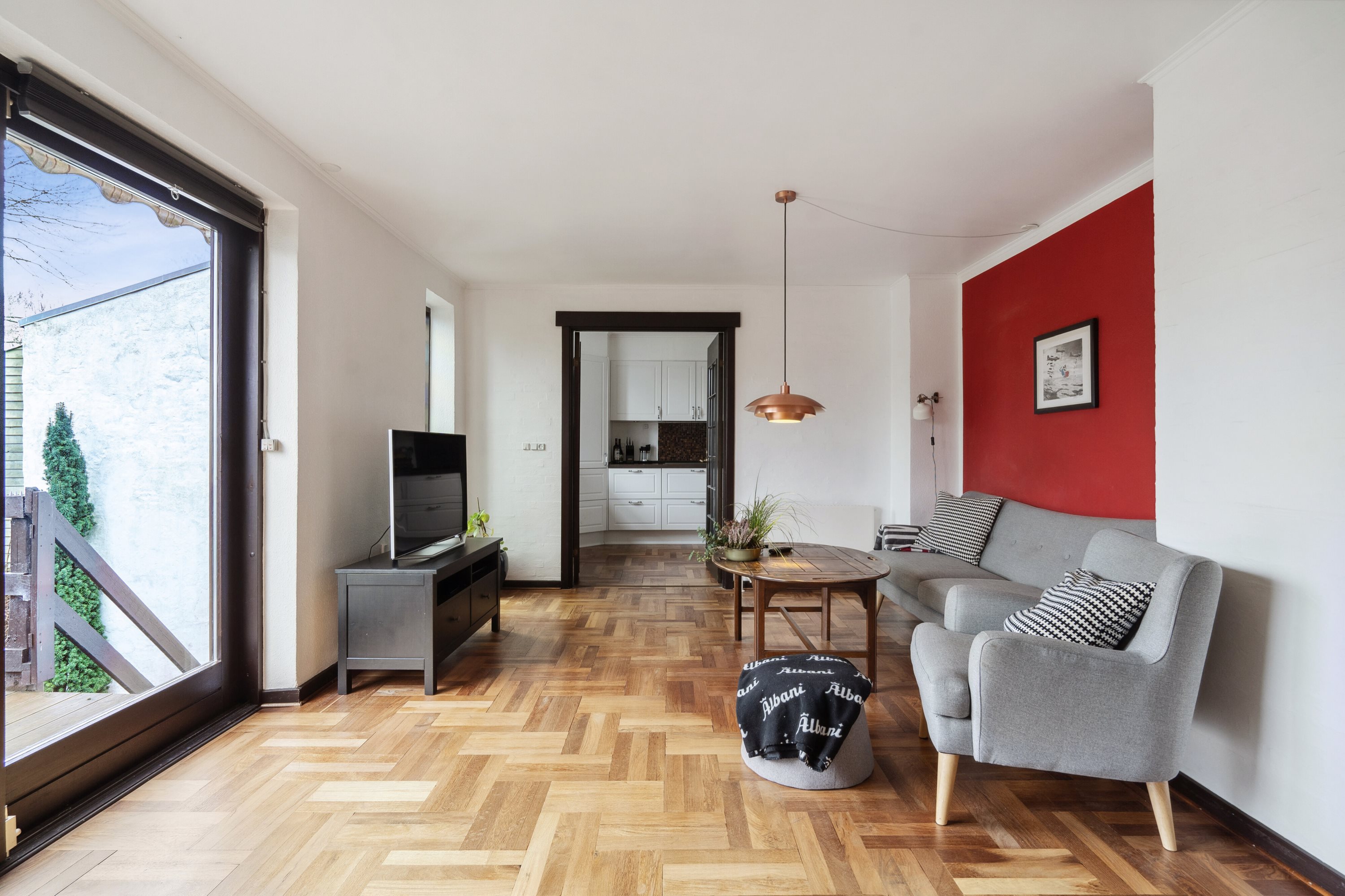 Fremhævet stue billede i fuldskærmstilstand. Billede af Sdr. Boulevard 248, 5000 Odense C