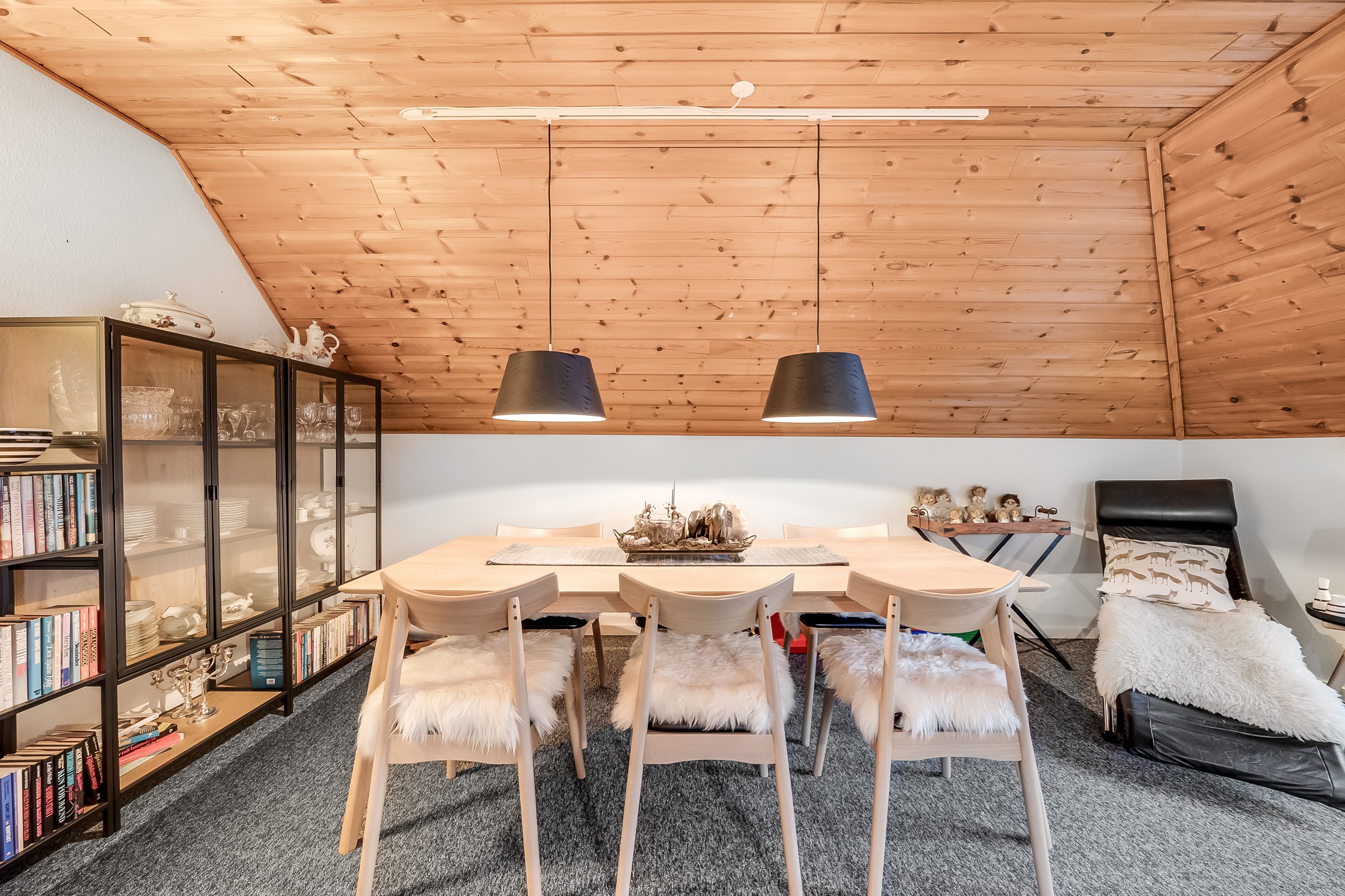 Fremhævet stue billede i fuldskærmstilstand. Billede af Tømmergården 20, 6900 Skjern