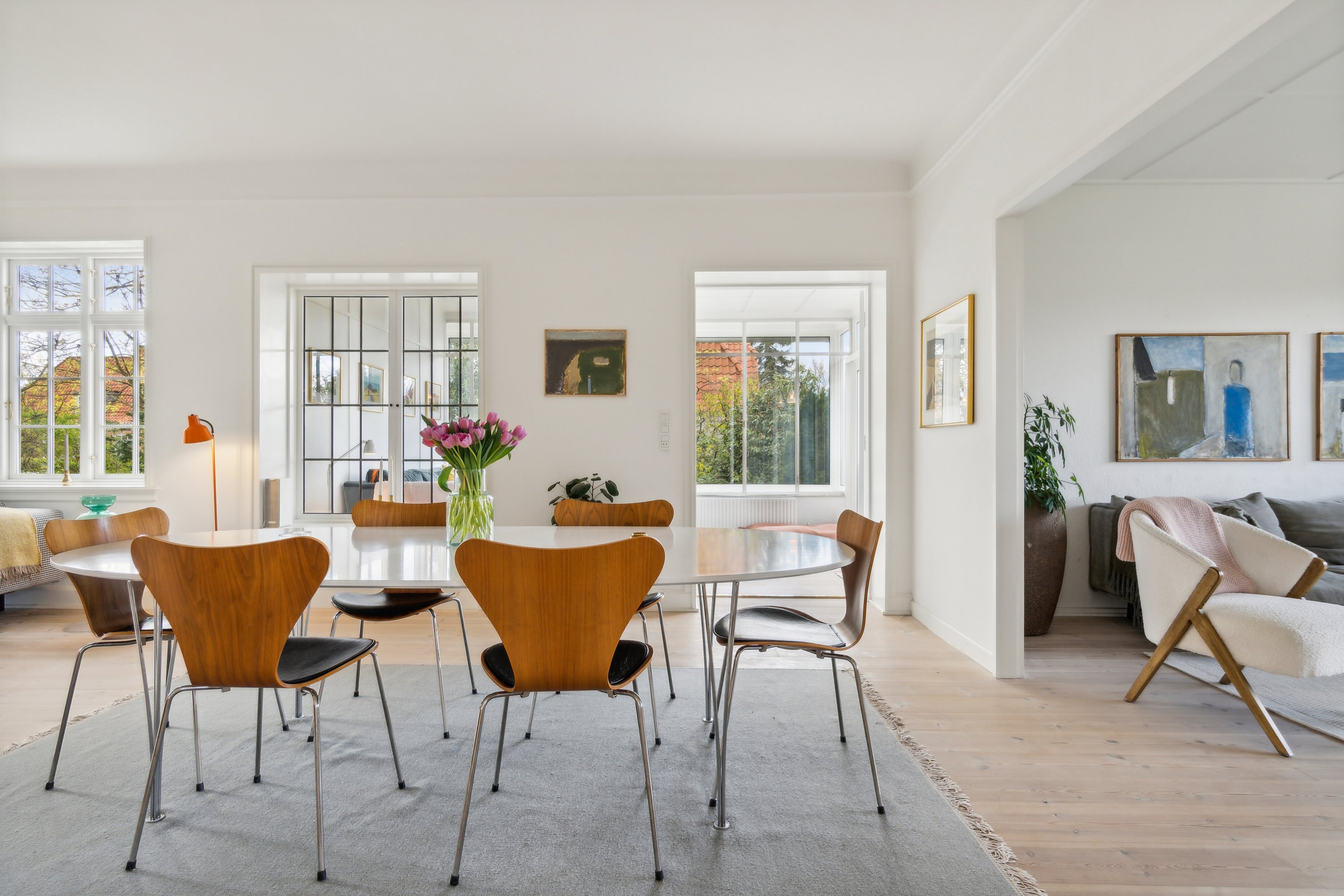 Fremhævet spisestue billede i fuldskærmstilstand. Billede af Sct Cathrine Vej 2, 9800 Hjørring