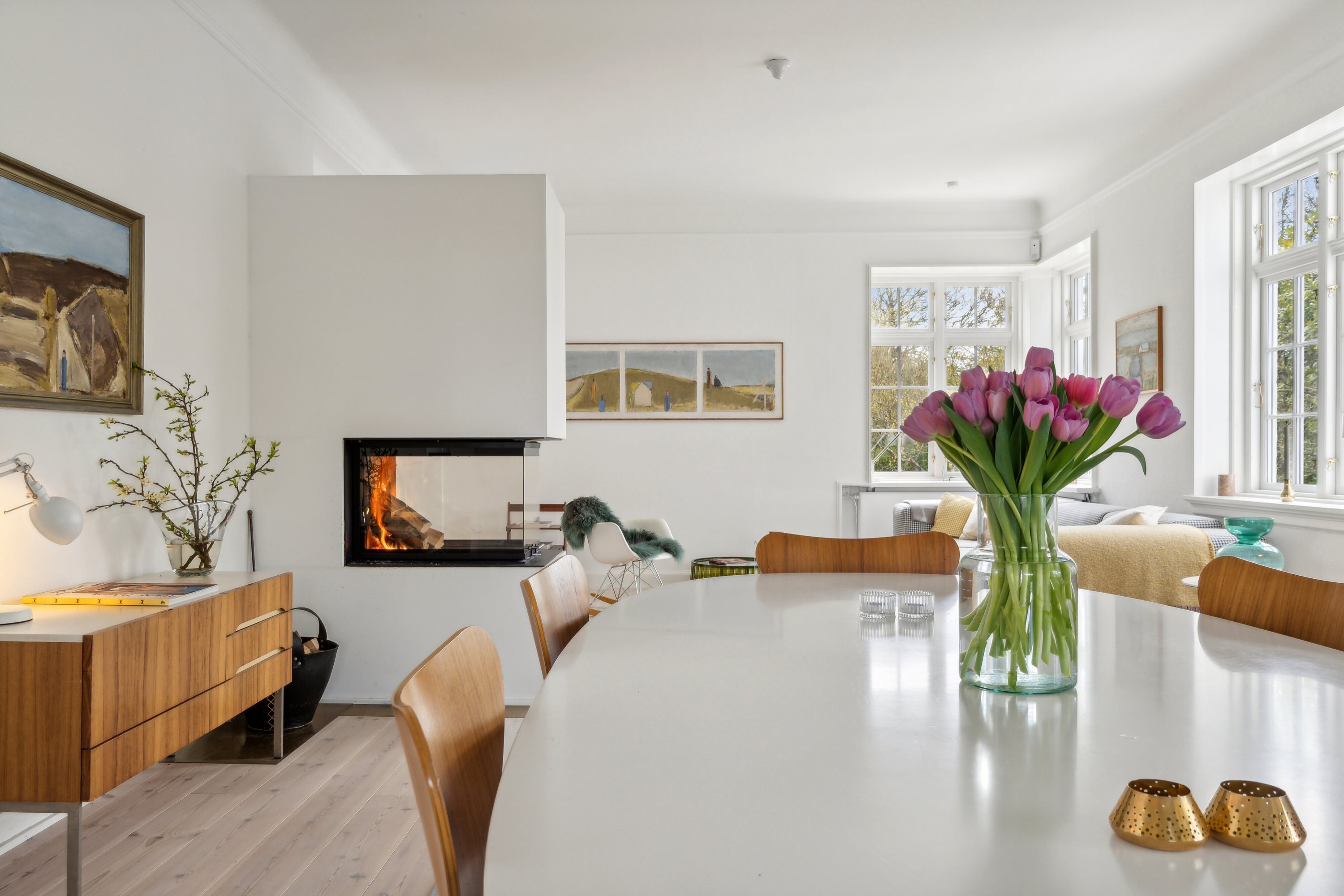 Fremhævet spisestue billede i fuldskærmstilstand. Billede af Sct Cathrine Vej 2, 9800 Hjørring