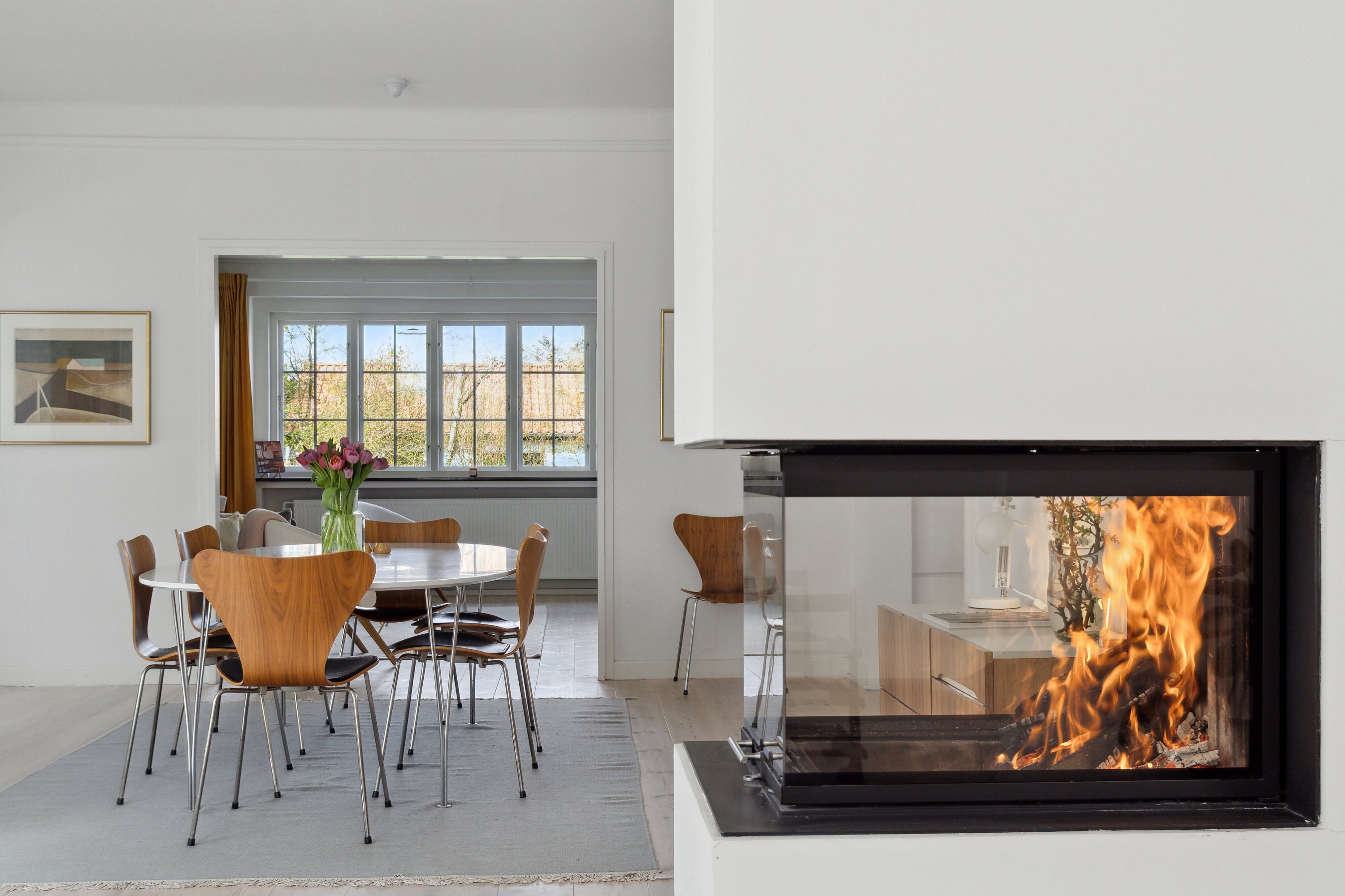 Fremhævet spisestue billede i fuldskærmstilstand. Billede af Sct Cathrine Vej 2, 9800 Hjørring