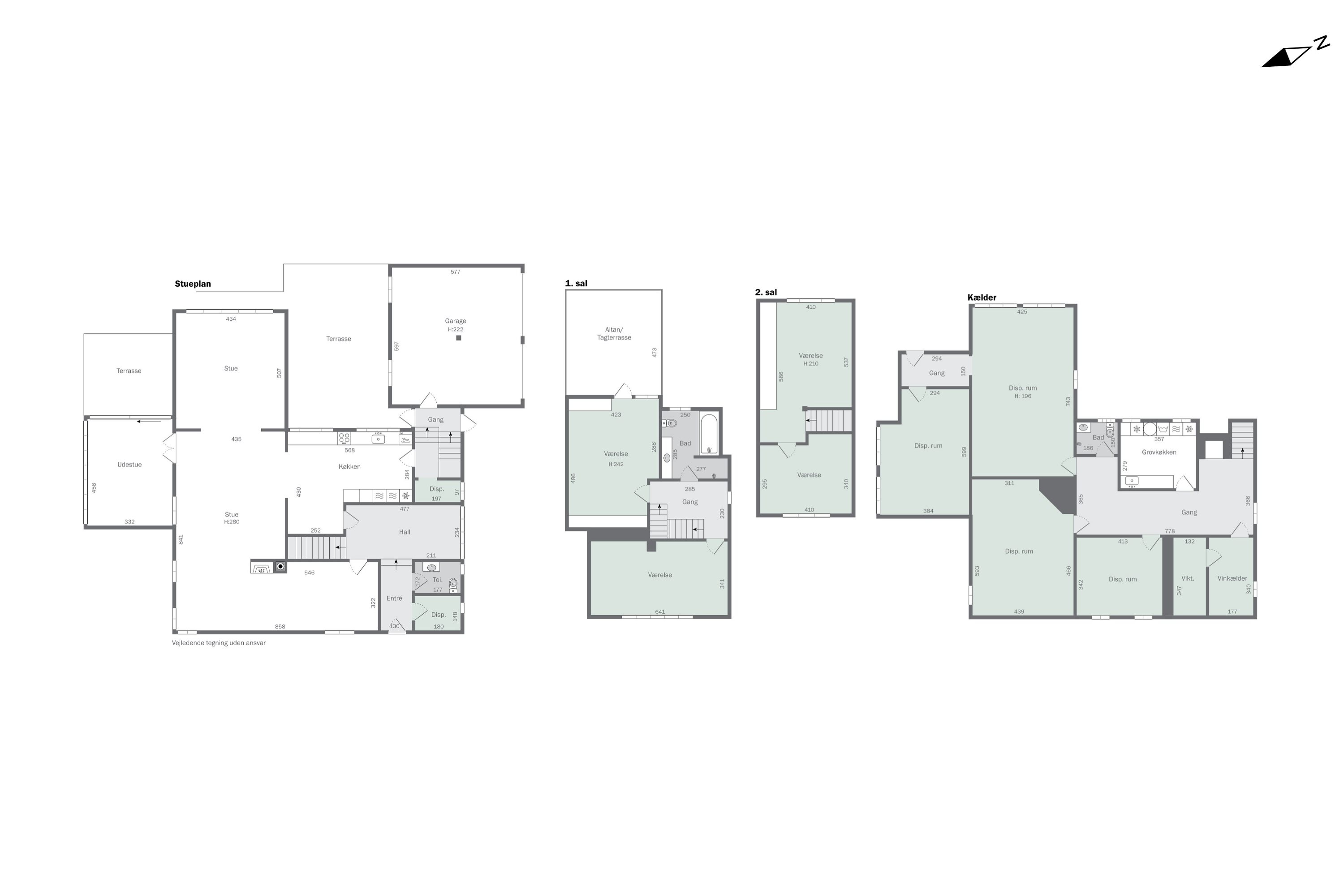 Plantegninger billede af Sct Cathrine Vej 2, 9800 Hjørring