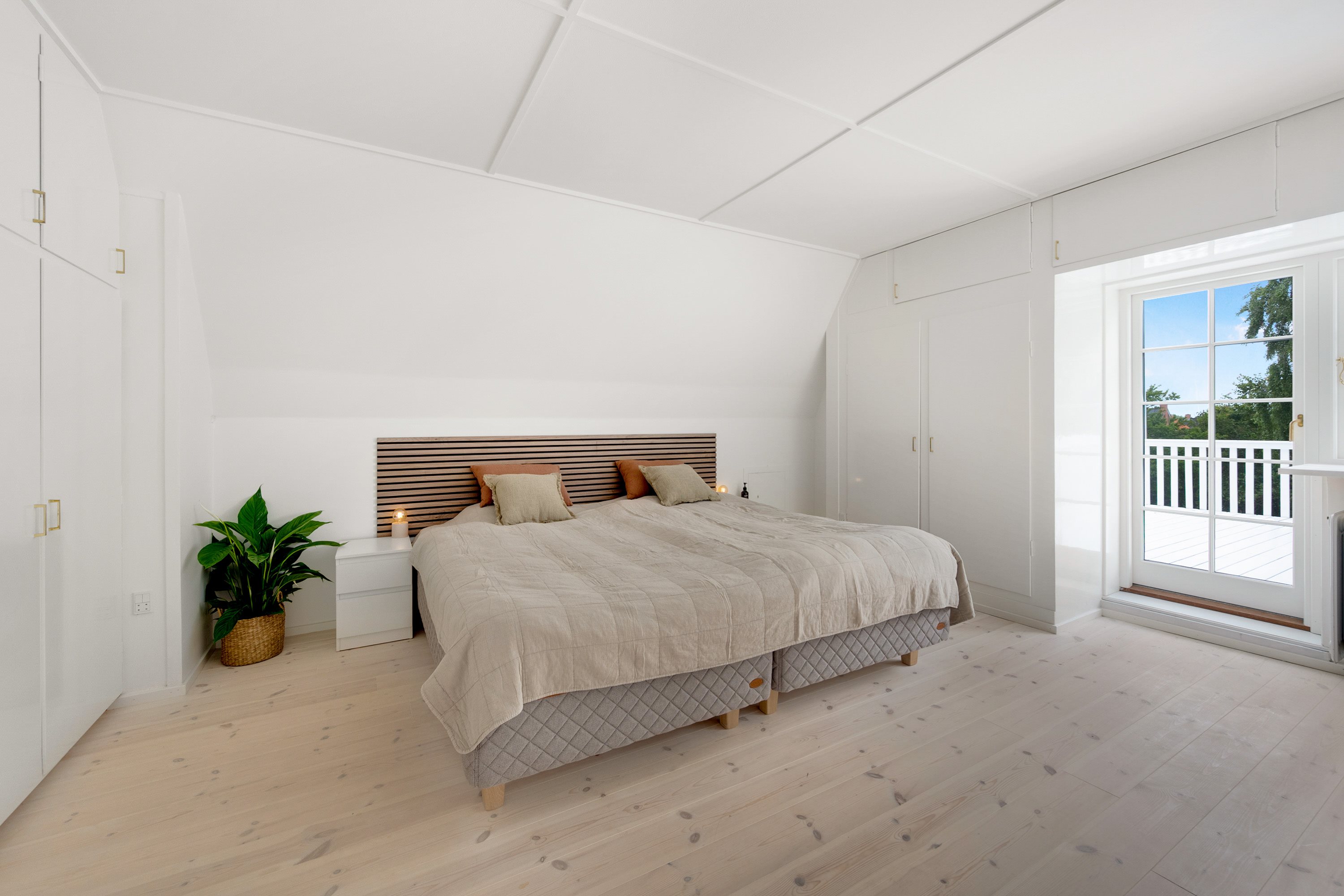 Fremhævet soveværelse billede i fuldskærmstilstand. Billede af Sct Cathrine Vej 2, 9800 Hjørring