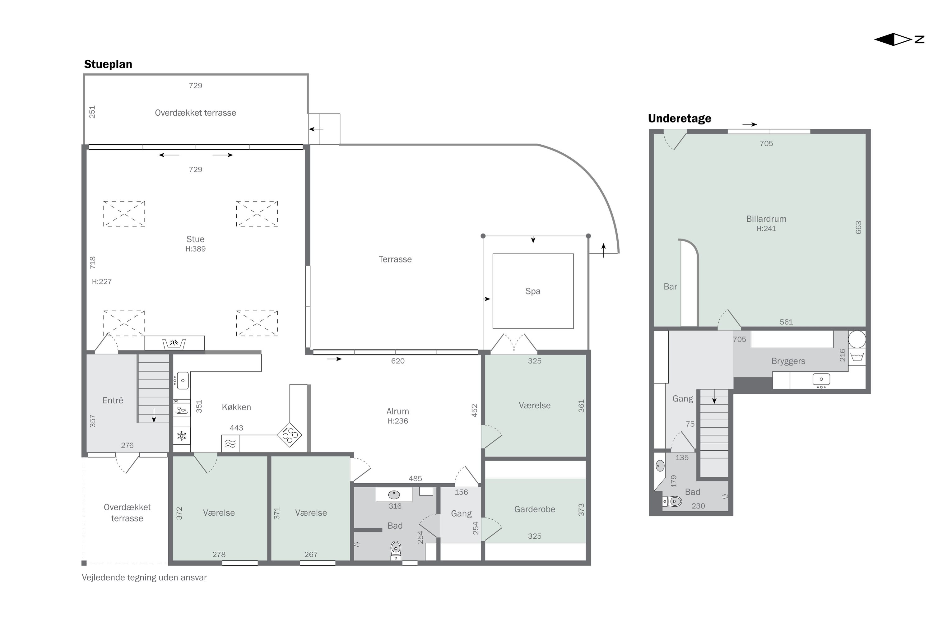Plantegninger billede af Strandagervej 16, 4040 Jyllinge