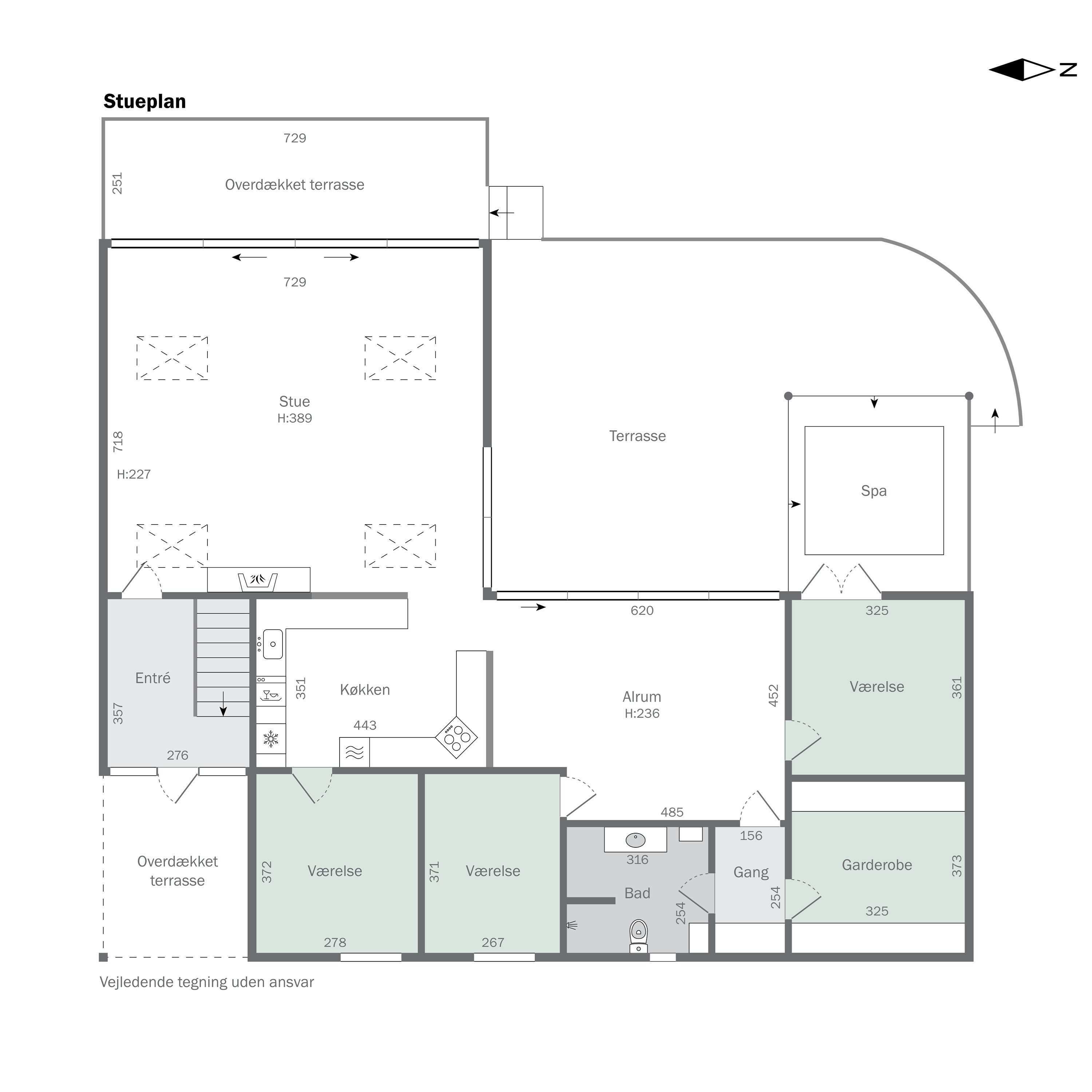 Plantegninger billede af Strandagervej 16, 4040 Jyllinge