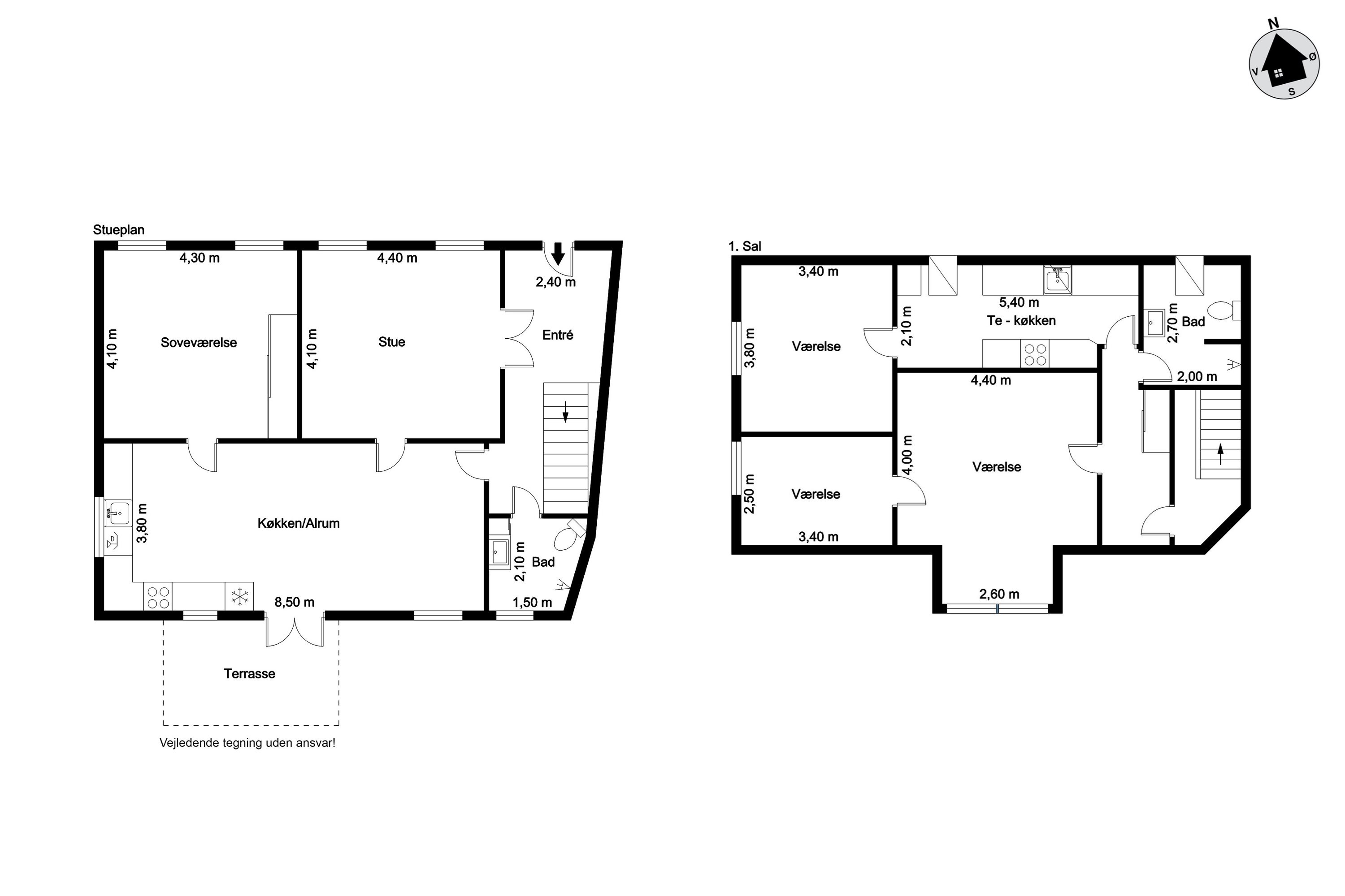 Plantegninger billede af Sct Nicolaj Gade 4, 6760 Ribe