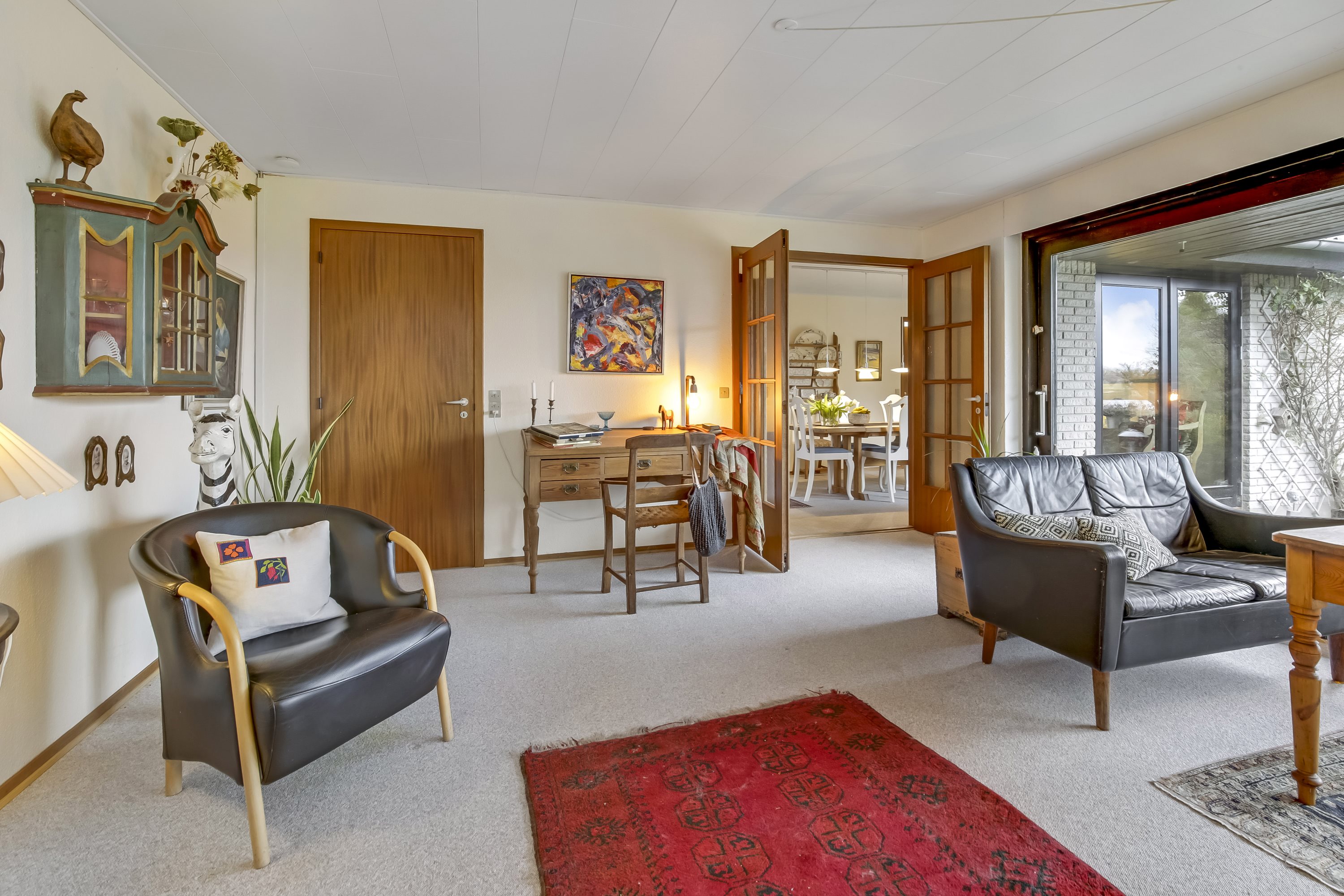 Fremhævet stue billede i fuldskærmstilstand. Billede af Ahornvej 7, 8550 Ryomgård