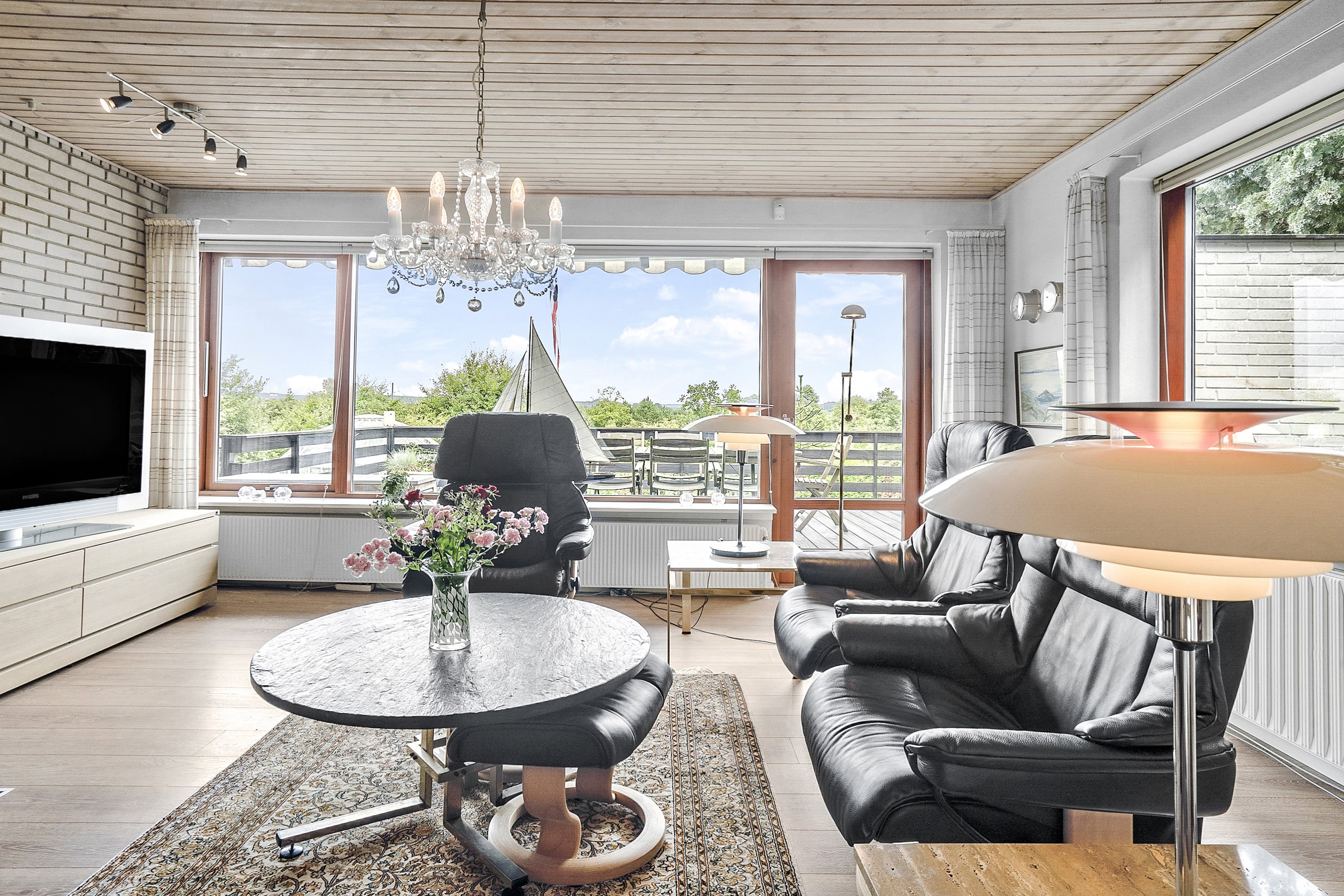 Fremhævet stue billede i fuldskærmstilstand. Billede af Sankelmarksvej 42, 8600 Silkeborg