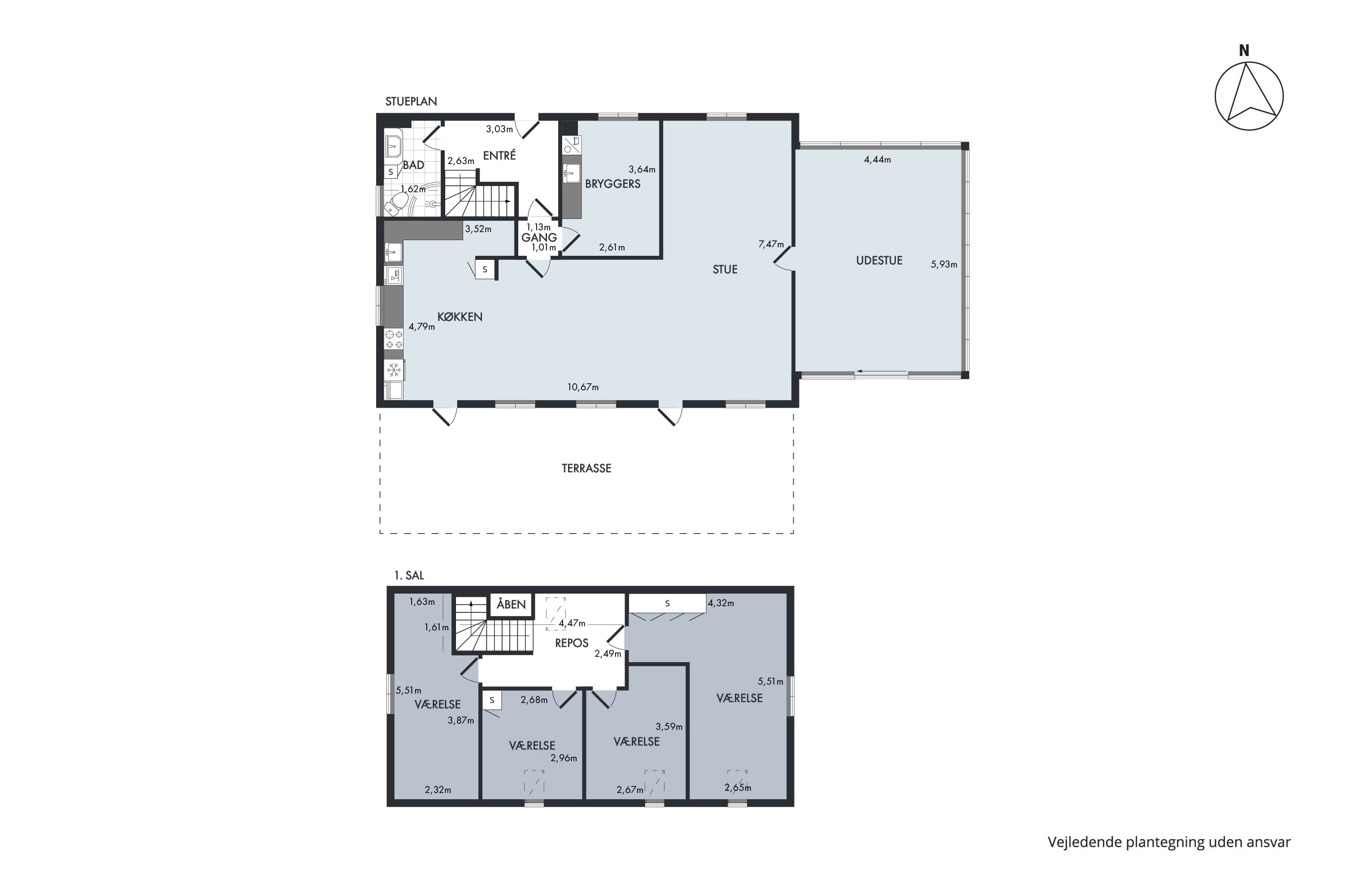 Plantegninger billede af Banevej 19, Hyllested, 4261 Dalmose
