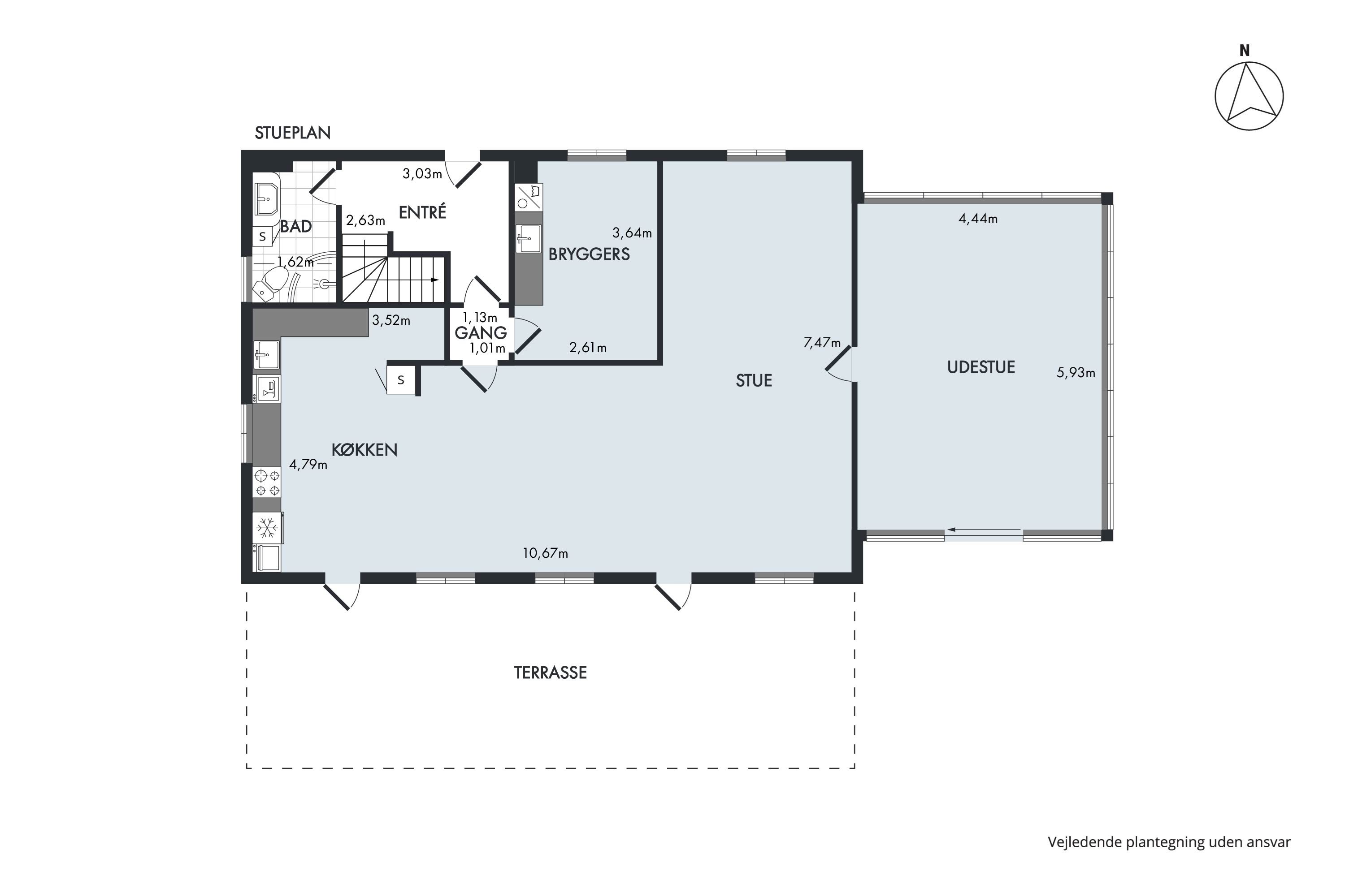 Plantegninger billede af Banevej 19, Hyllested, 4261 Dalmose