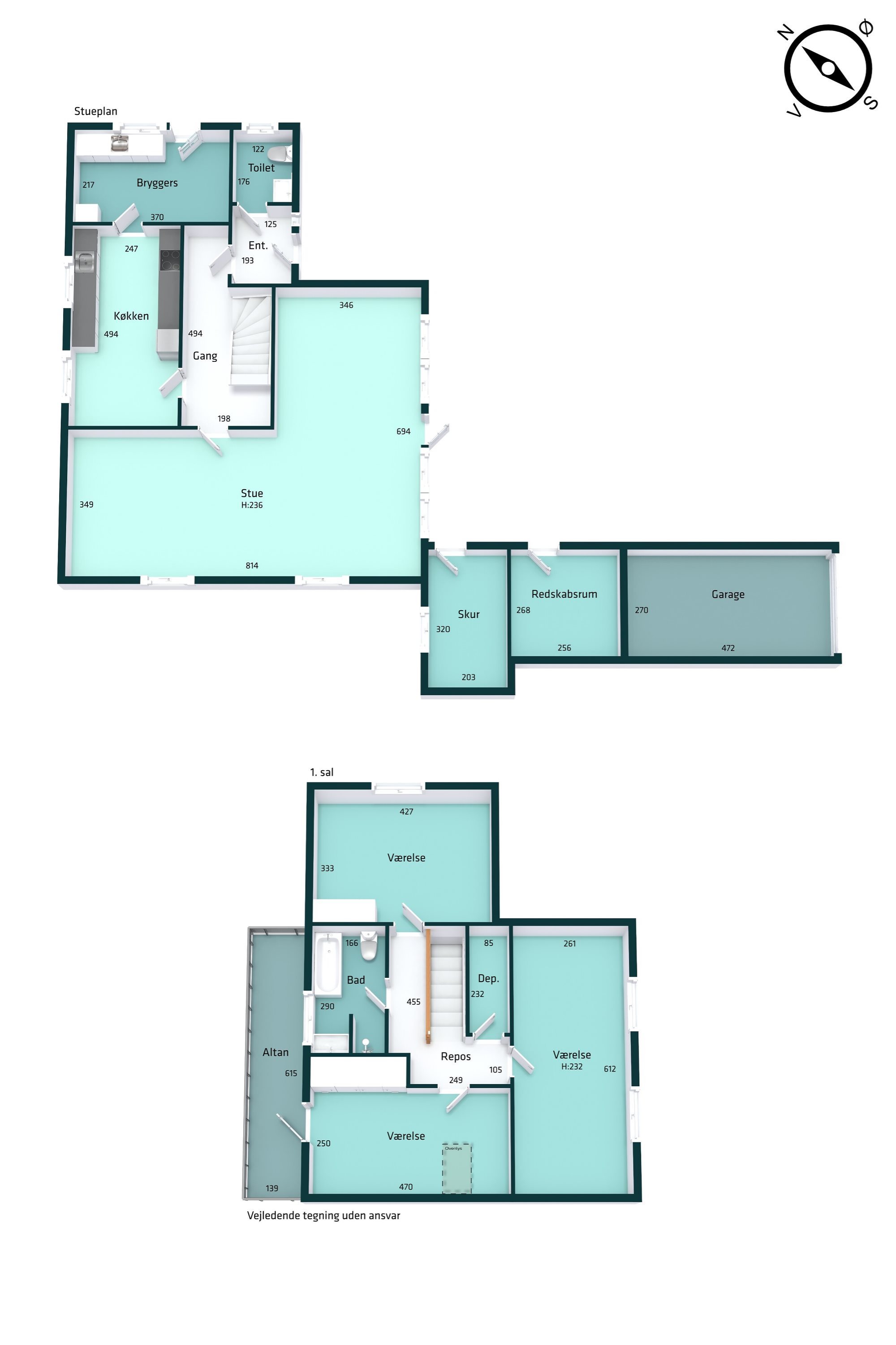 Plantegninger billede af Hjørringgade 26D, 9850 Hirtshals