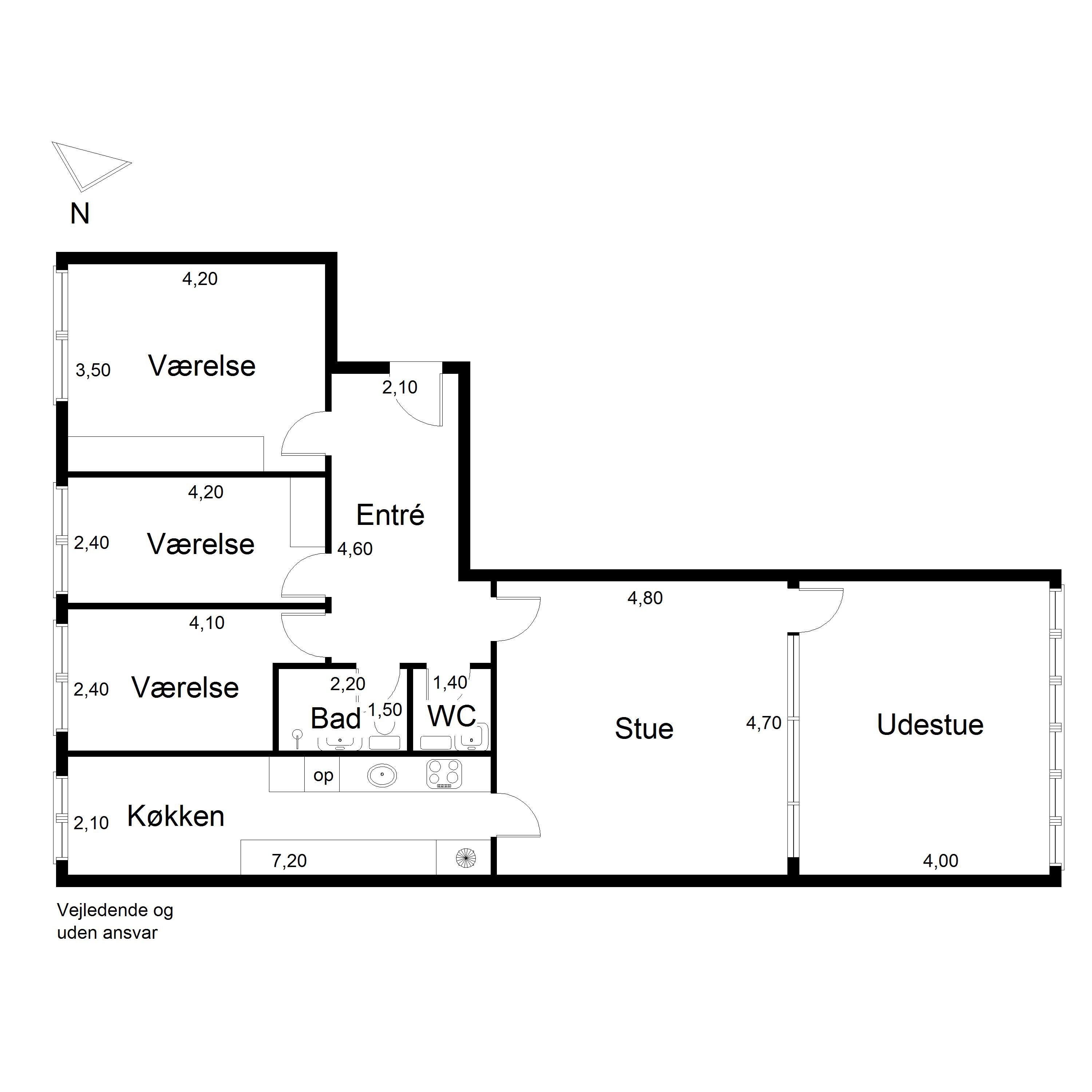 Plantegninger billede af Leen D 1, 3. 2., Høje Taastrup, 2630 Taastrup