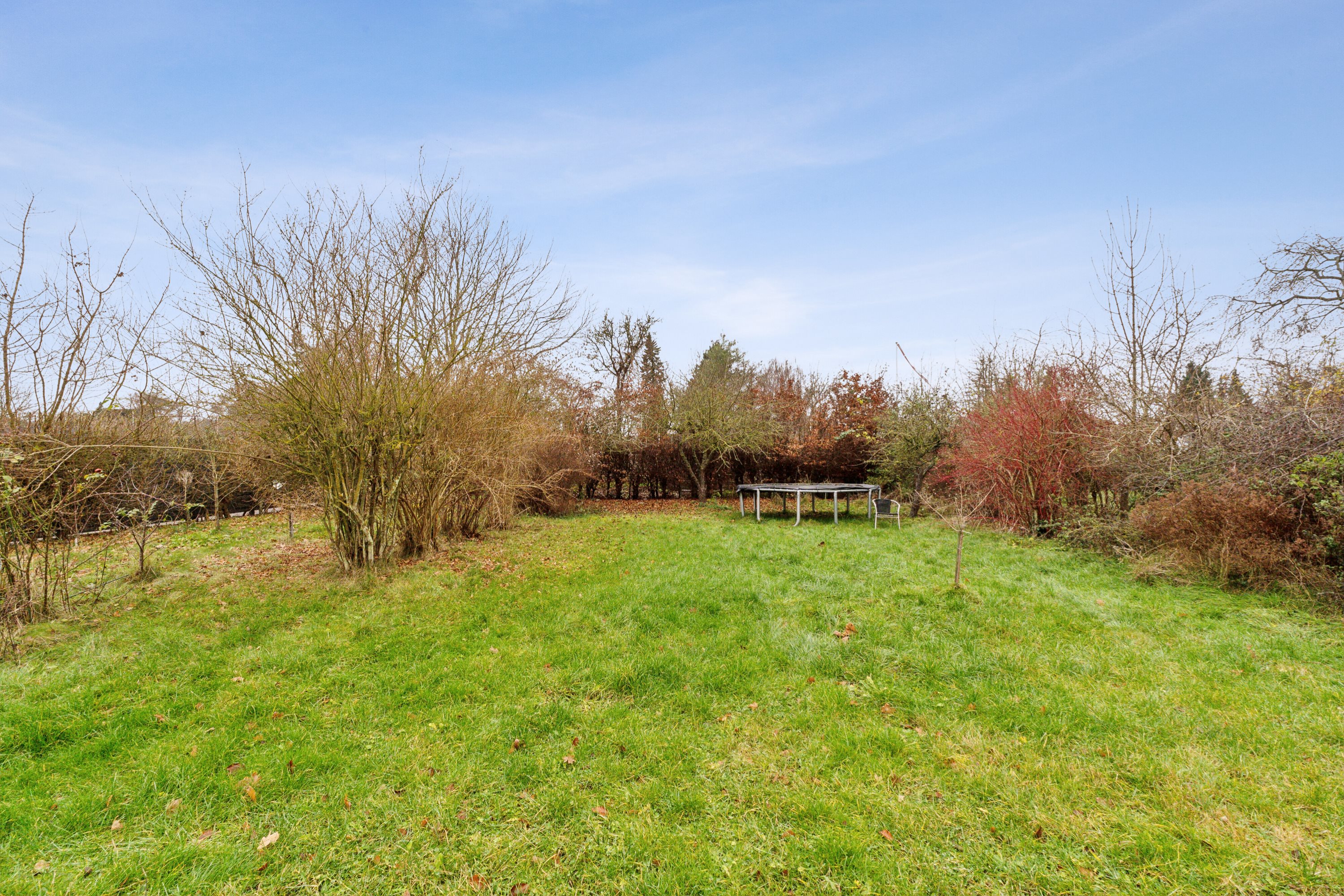 Fremhævet set fra haven billede i fuldskærmstilstand. Billede af Hjallesevej 247, 5230 Odense M