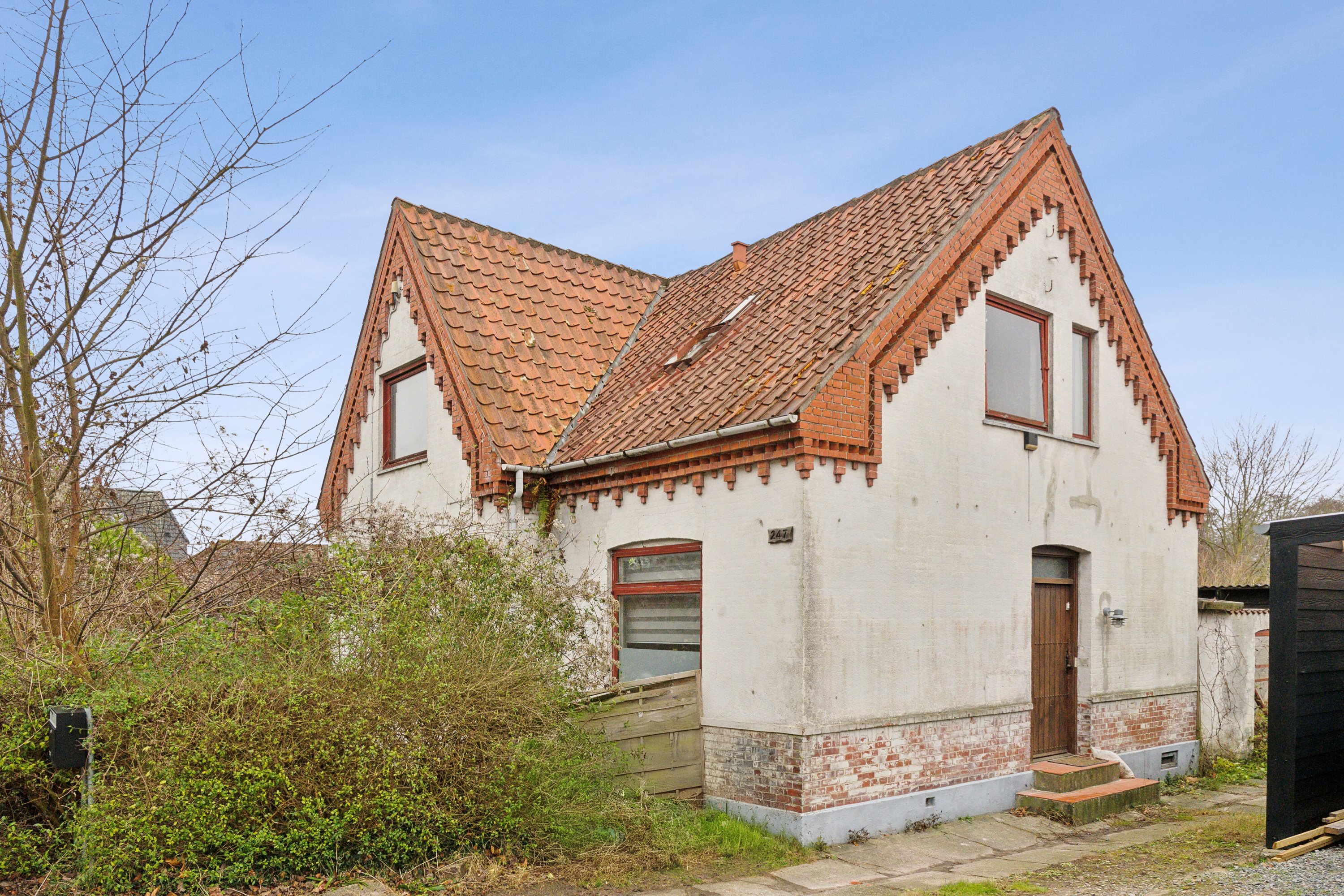 Fremhævet set fra haven billede i fuldskærmstilstand. Billede af Hjallesevej 247, 5230 Odense M