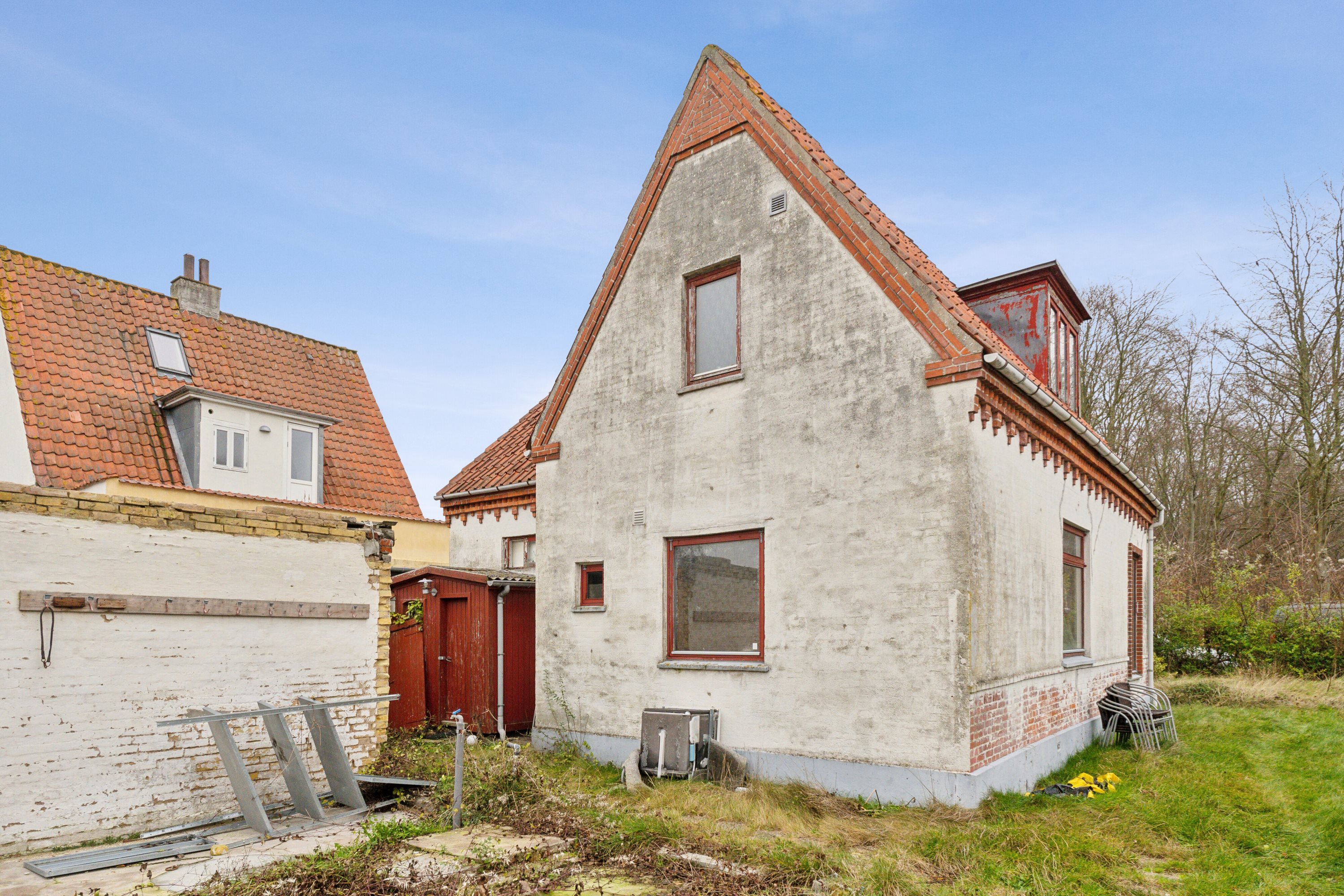 Fremhævet set fra haven billede i fuldskærmstilstand. Billede af Hjallesevej 247, 5230 Odense M