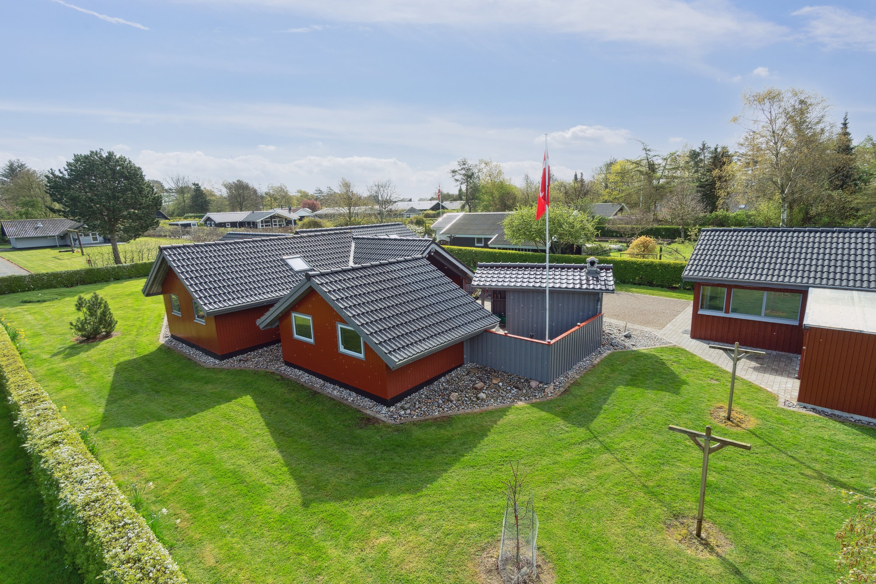 Fremhævet  billede i fuldskærmstilstand. Billede af Tjørnevænget 9, Hesselbjerg, 5932 Humble