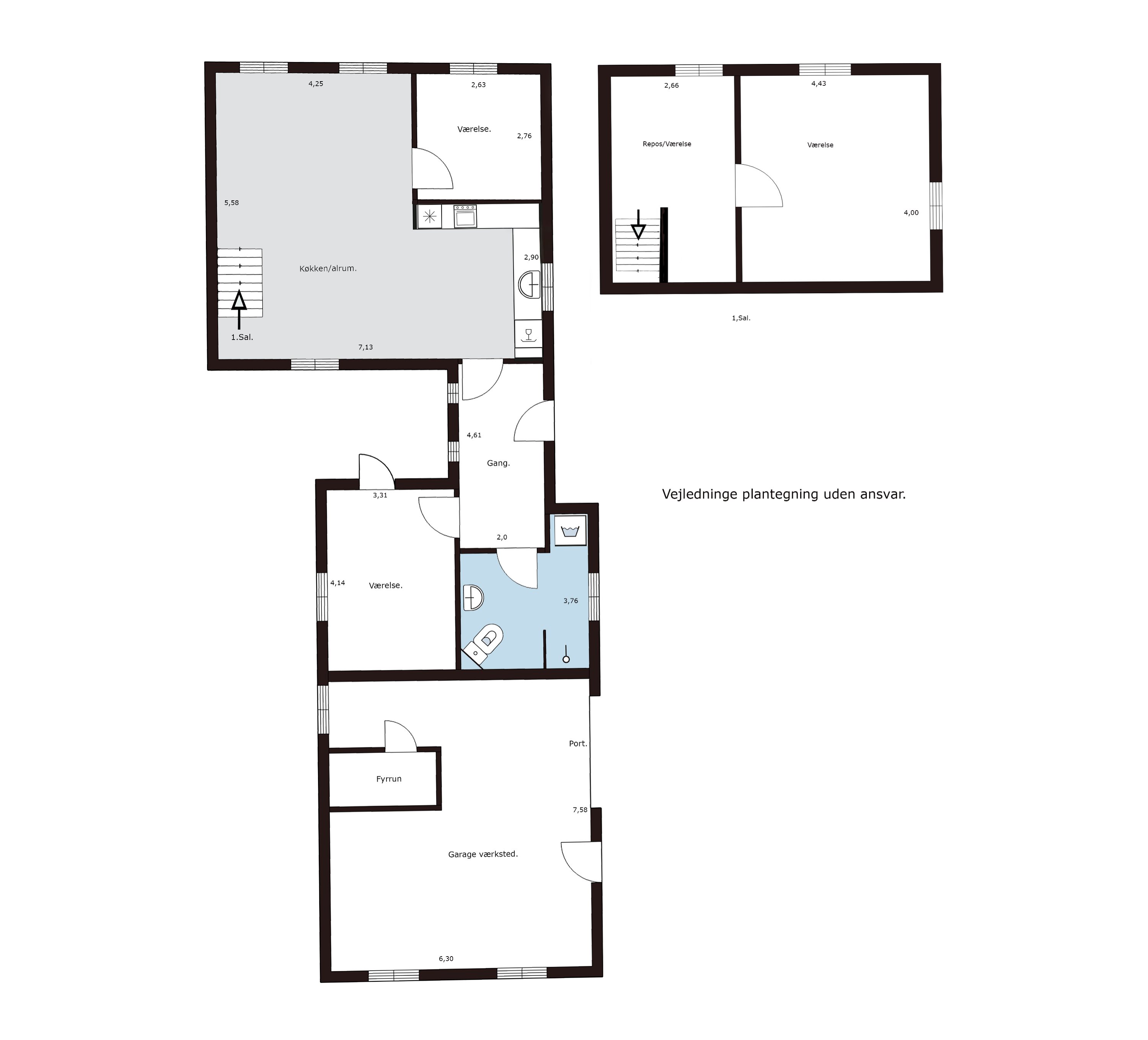 Plantegninger billede af Bogensevej 111, Vedtofte, 5620 Glamsbjerg