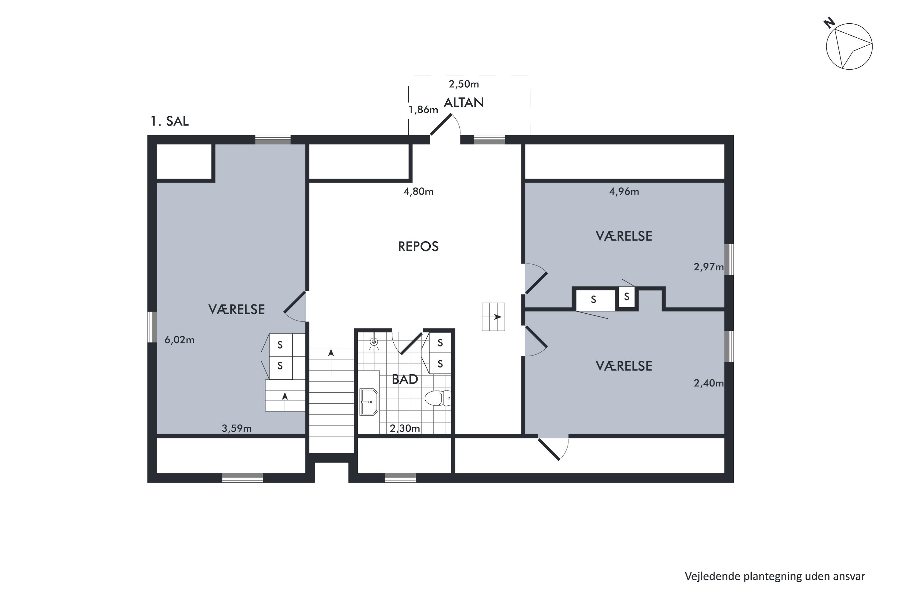 Plantegninger billede af Halsvej 145, Stae, 9310 Vodskov