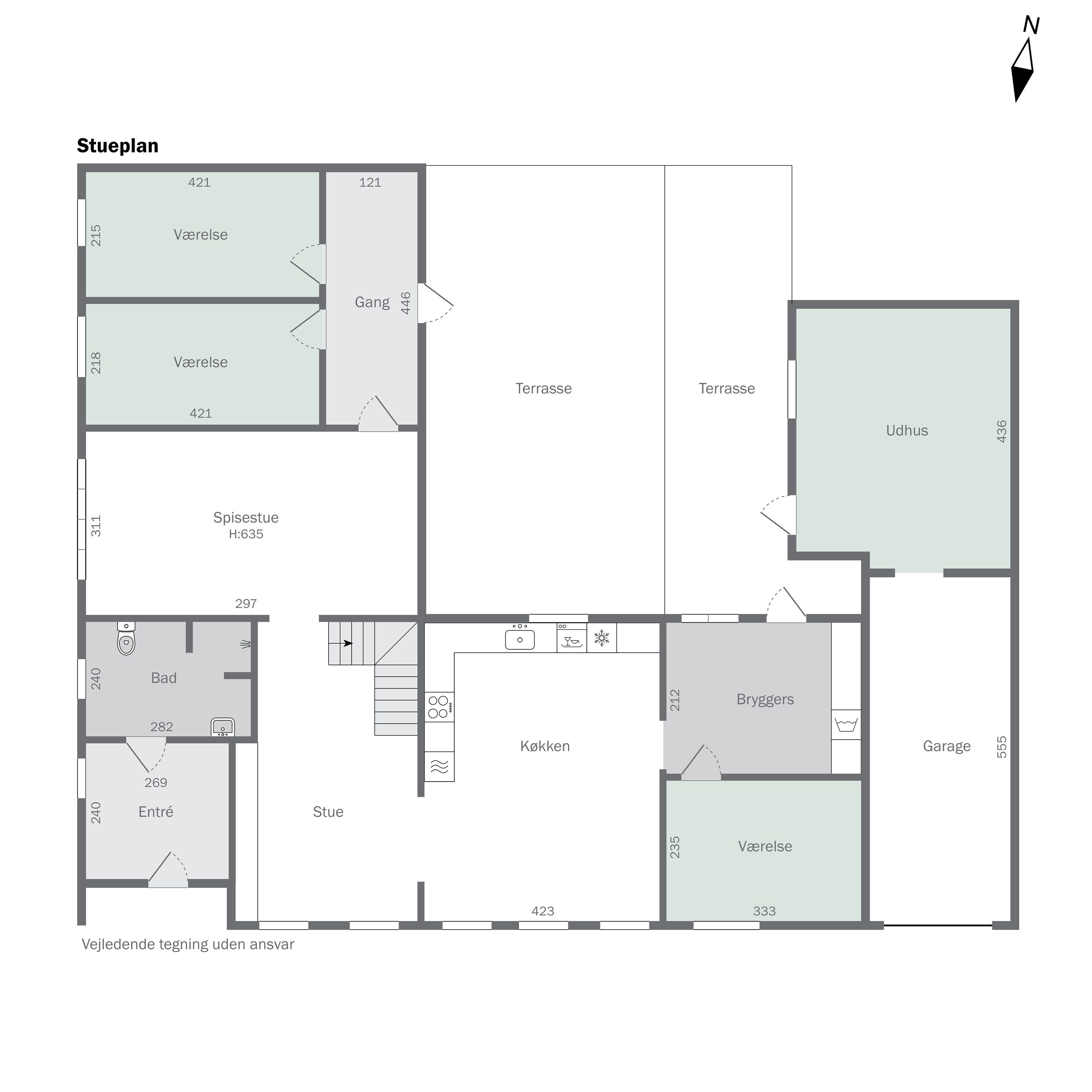 Plantegninger billede af Assensvej 133, Nybølle, 5750 Ringe