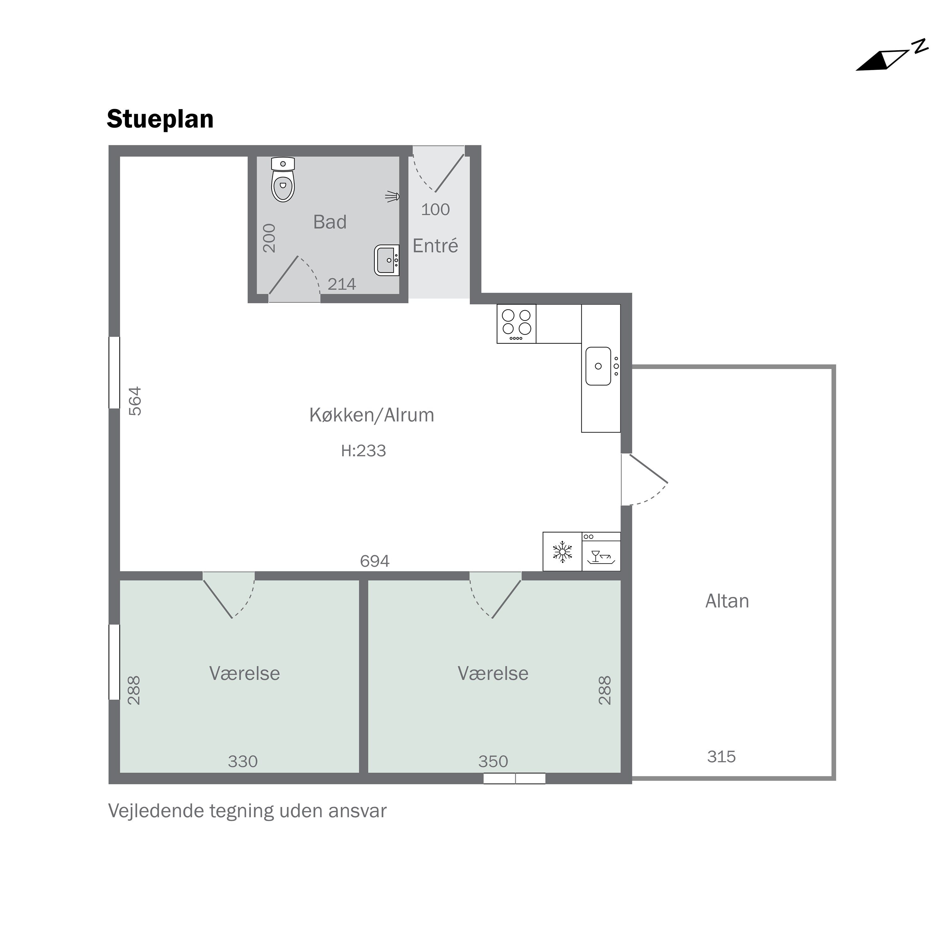 Plantegninger billede af Svanevej 42, 5000 Odense C