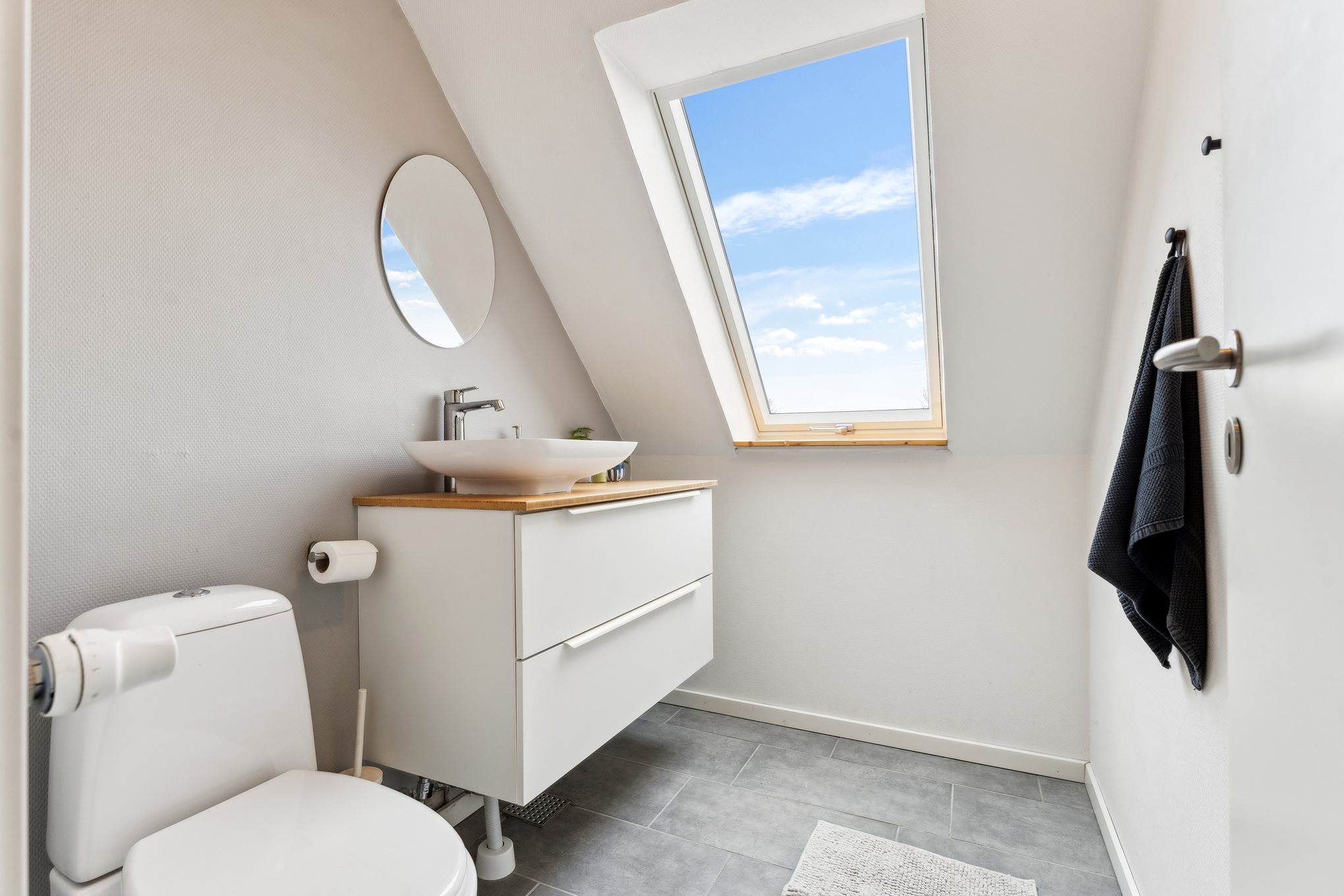 Fremhævet badeværelse billede i fuldskærmstilstand. Billede af Stadionvej 4, Hammershøj, 8830 Tjele