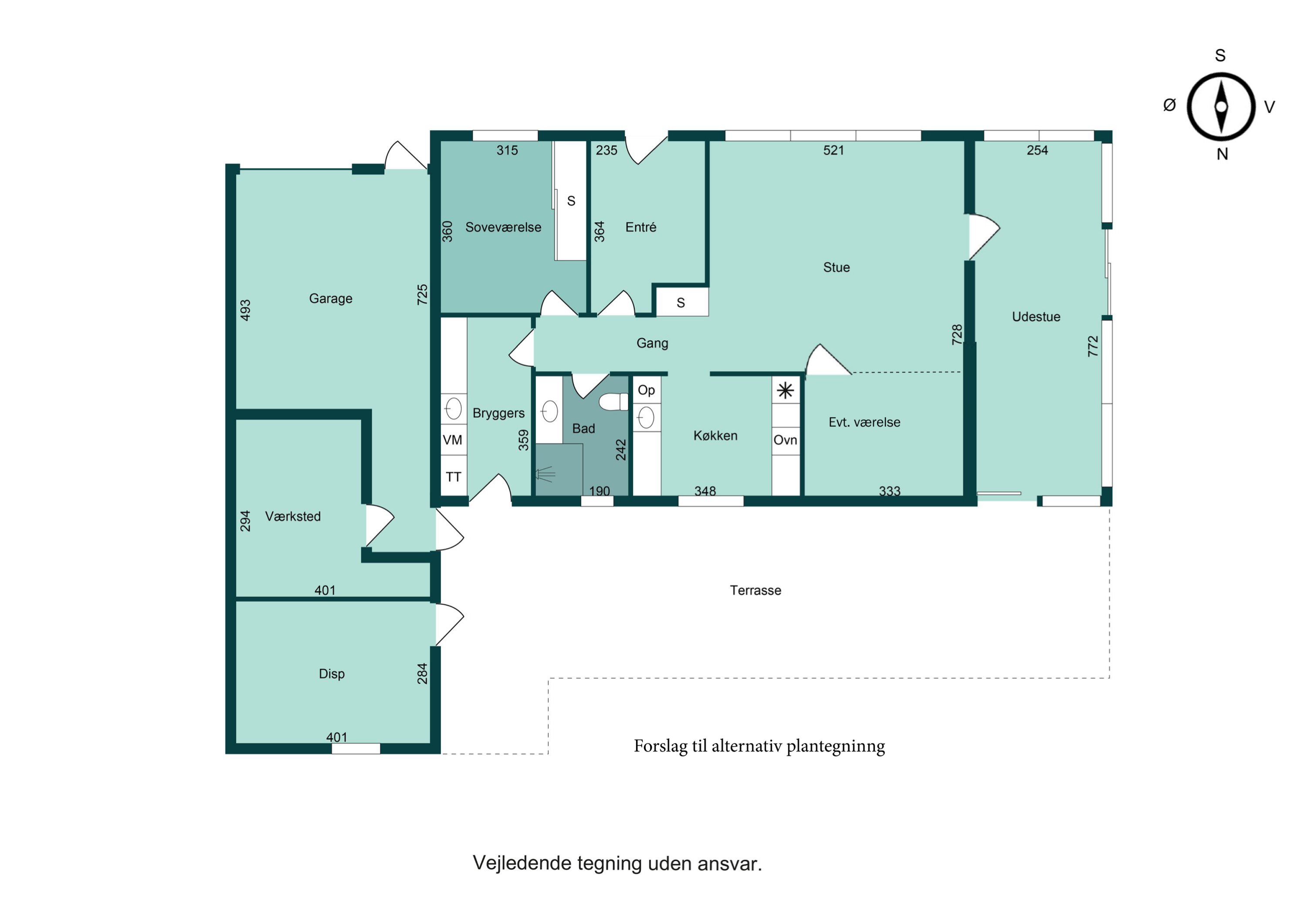 Plantegninger billede af Toften 8, 8700 Horsens