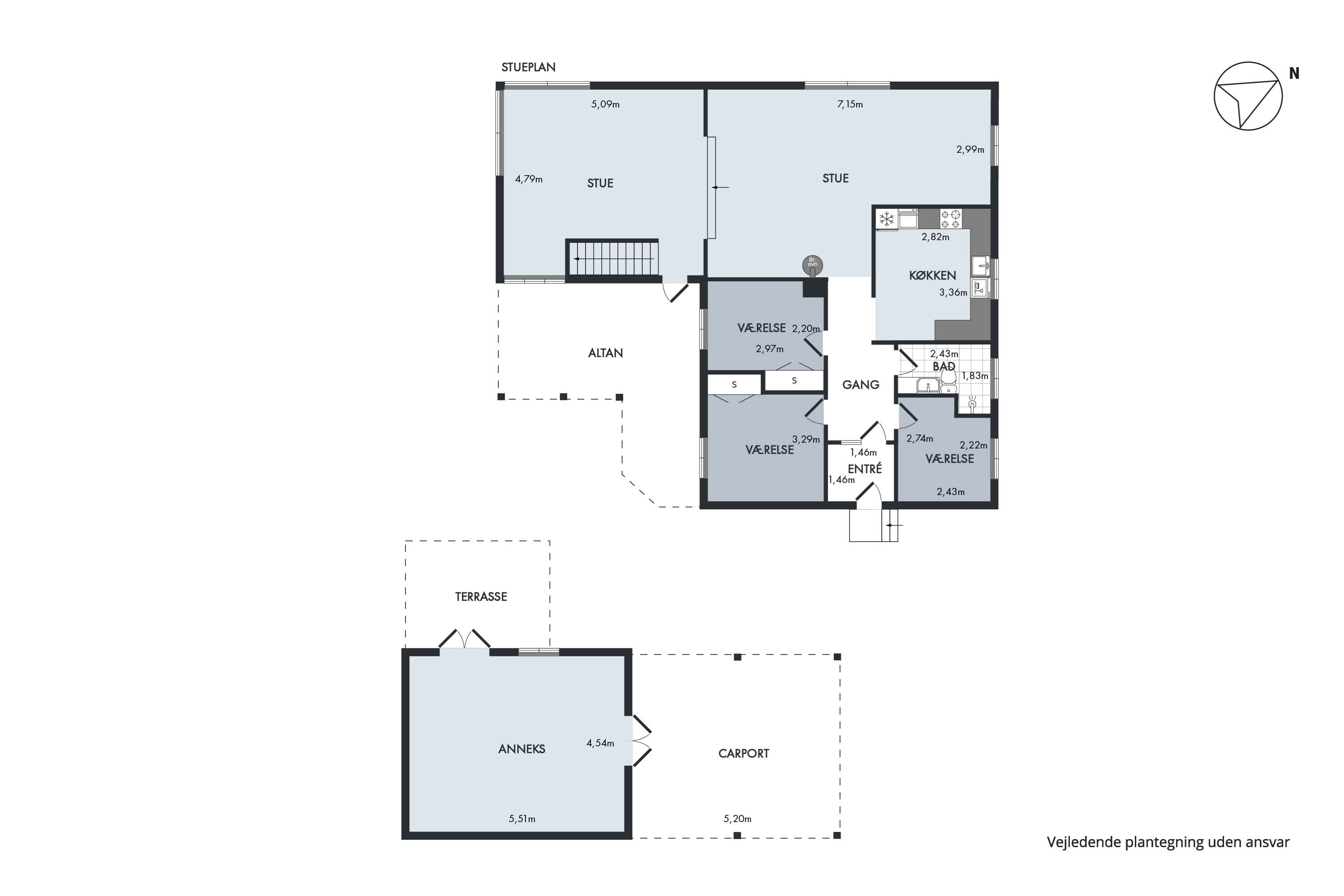 Plantegninger billede af Stenbjerg Kirke Vej 97A, Stenbjerg, 7752 Snedsted