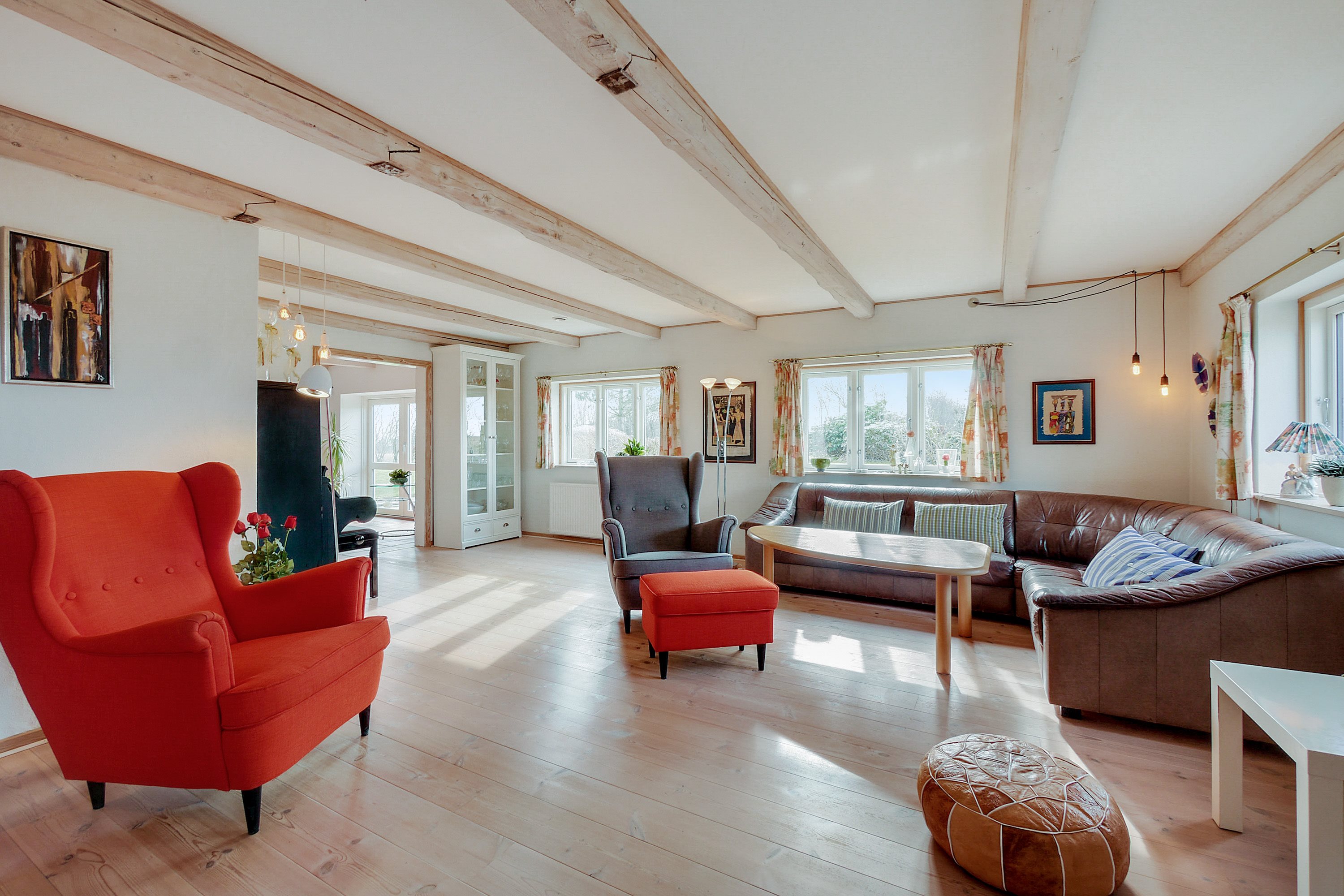 Fremhævet stue billede i fuldskærmstilstand. Billede af Birkemosen 3, Ørding, 7990 Øster Assels