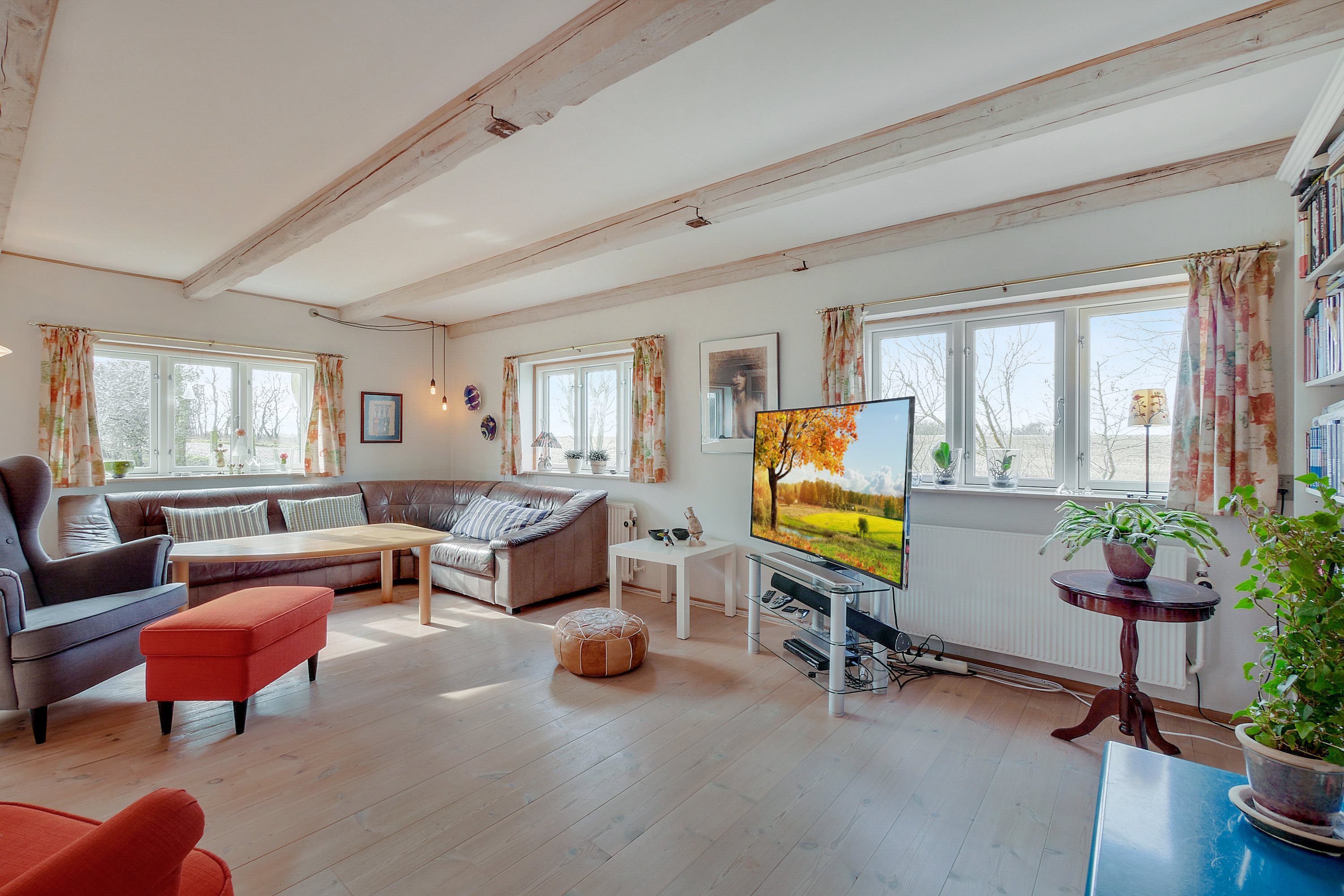 Fremhævet stue billede i fuldskærmstilstand. Billede af Birkemosen 3, Ørding, 7990 Øster Assels