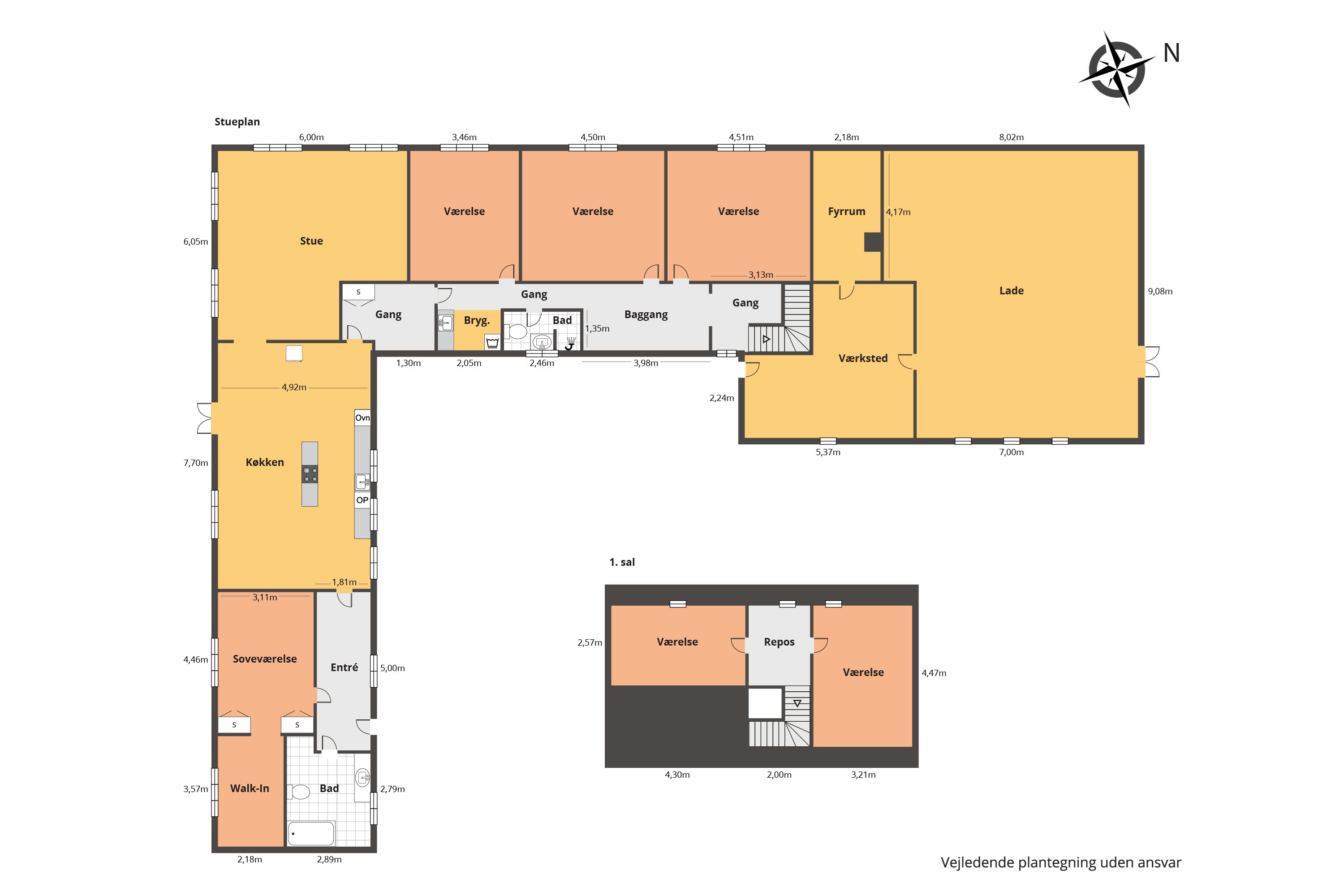 Plantegninger billede af Birkemosen 3, Ørding, 7990 Øster Assels