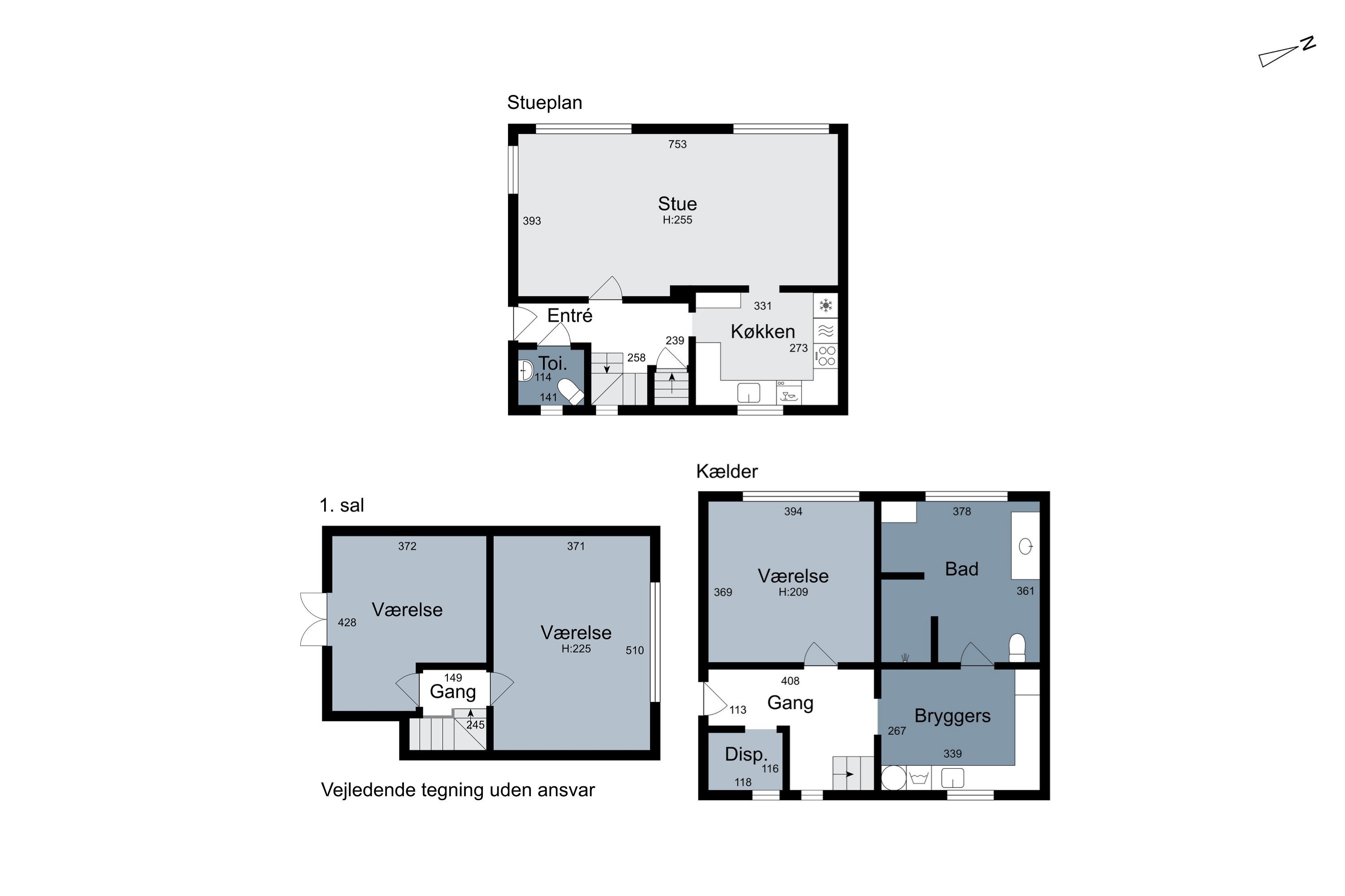 Plantegninger billede af Grønlandsvej 26, Tingstrup, 7700 Thisted