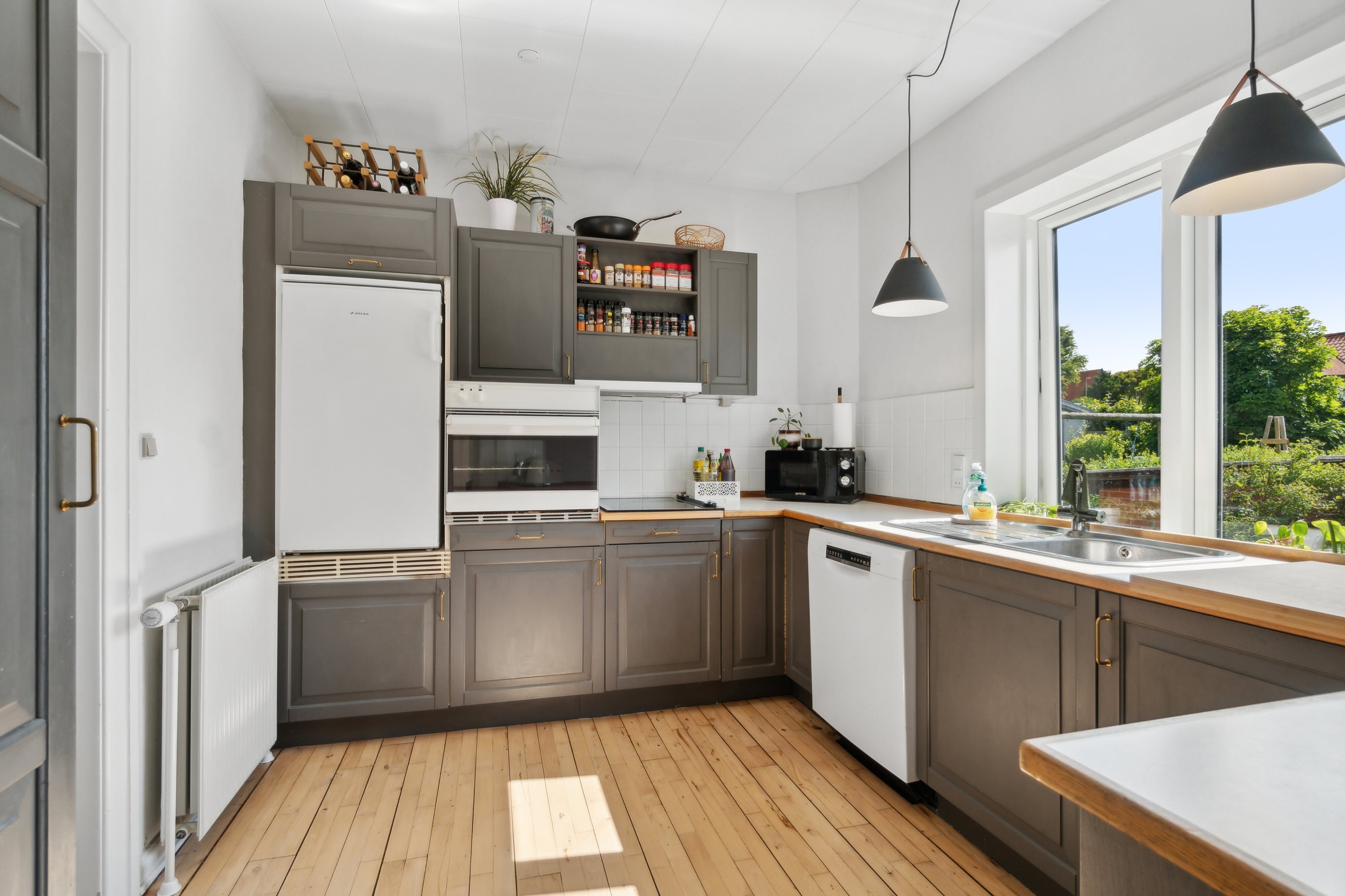 Fremhævet køkken billede i fuldskærmstilstand. Billede af Grønlandsvej 26, Tingstrup, 7700 Thisted