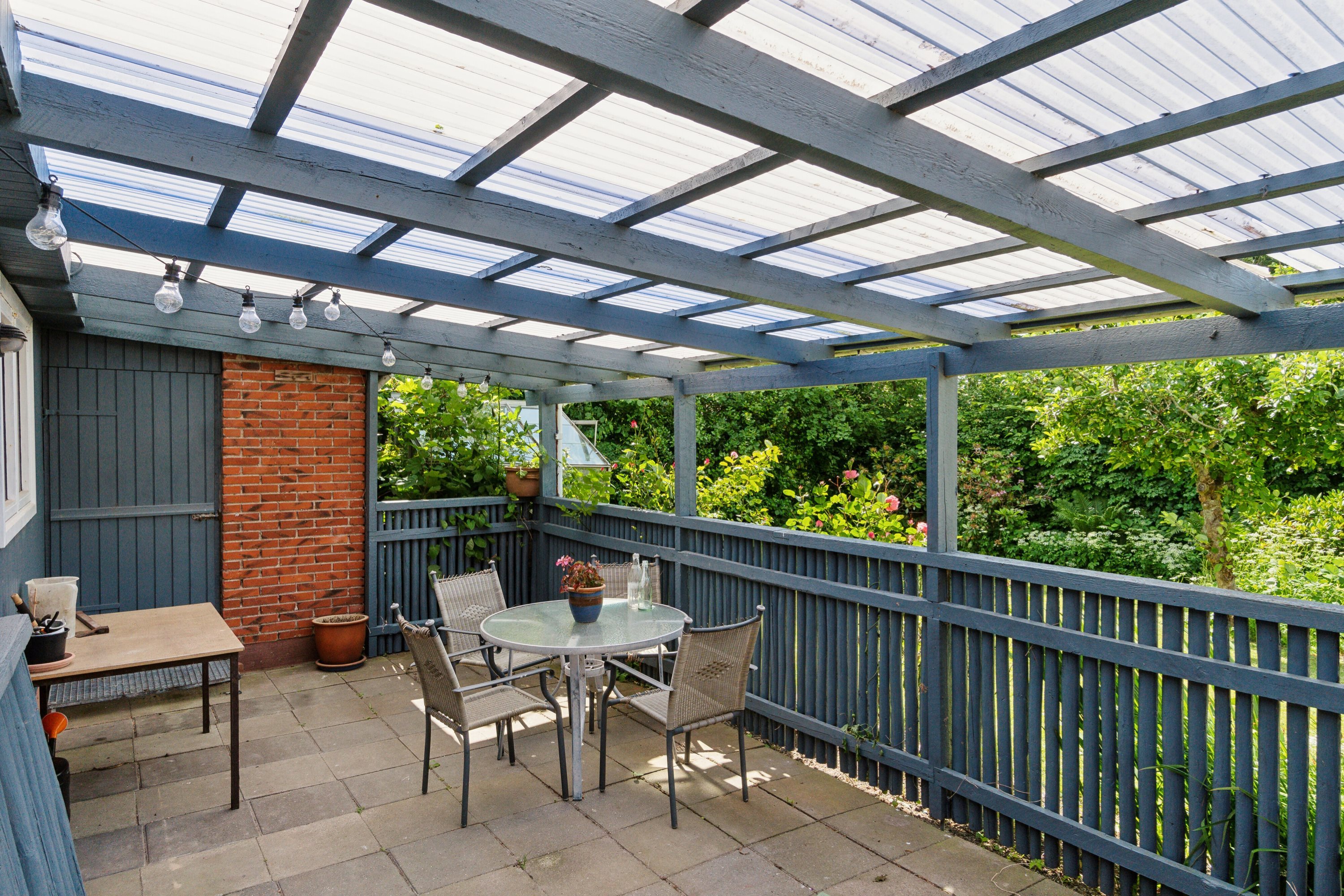 Fremhævet overdækket terrasse billede i fuldskærmstilstand. Billede af Grønlandsvej 26, Tingstrup, 7700 Thisted