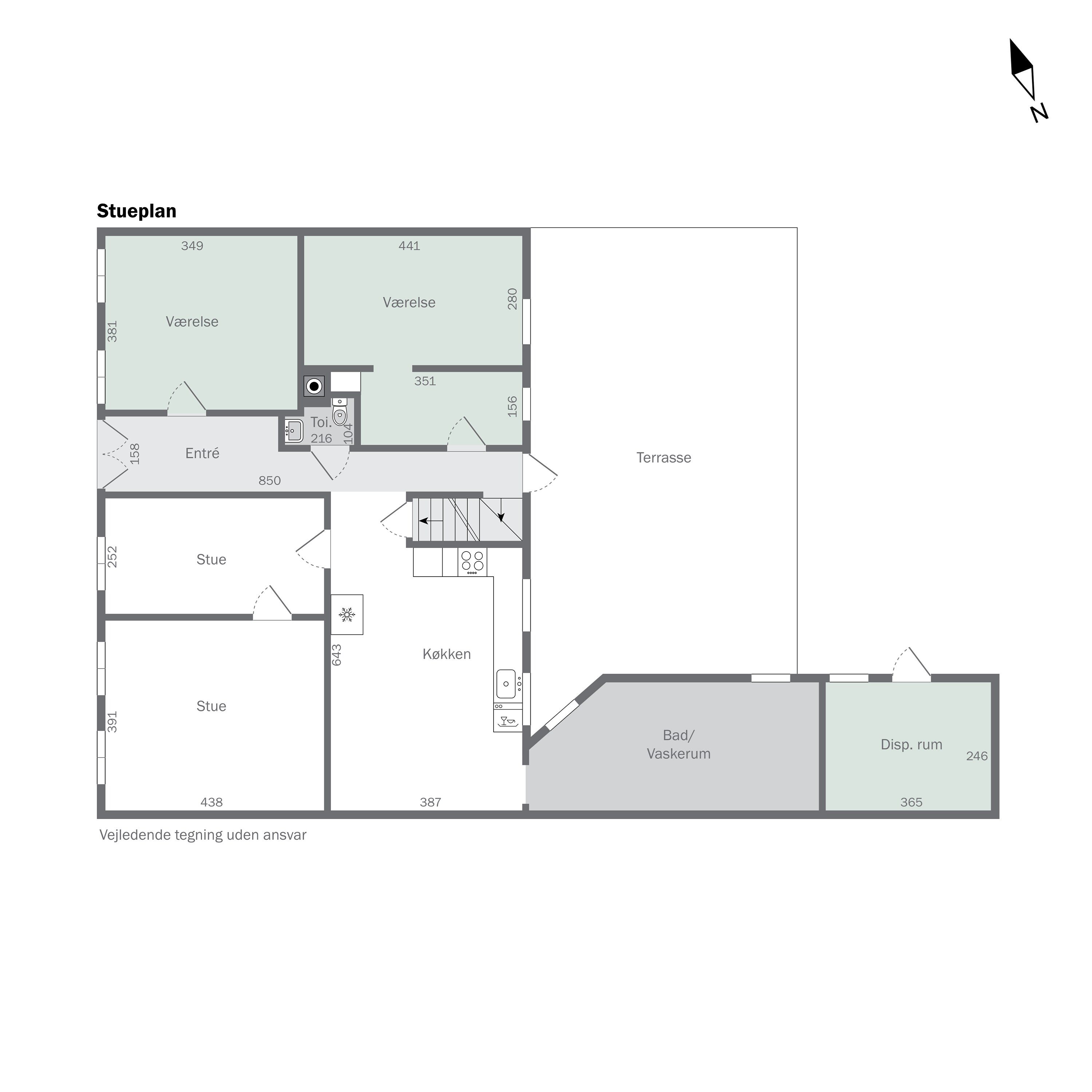 Plantegninger billede af Sdr.Stationsvej 38, 4200 Slagelse