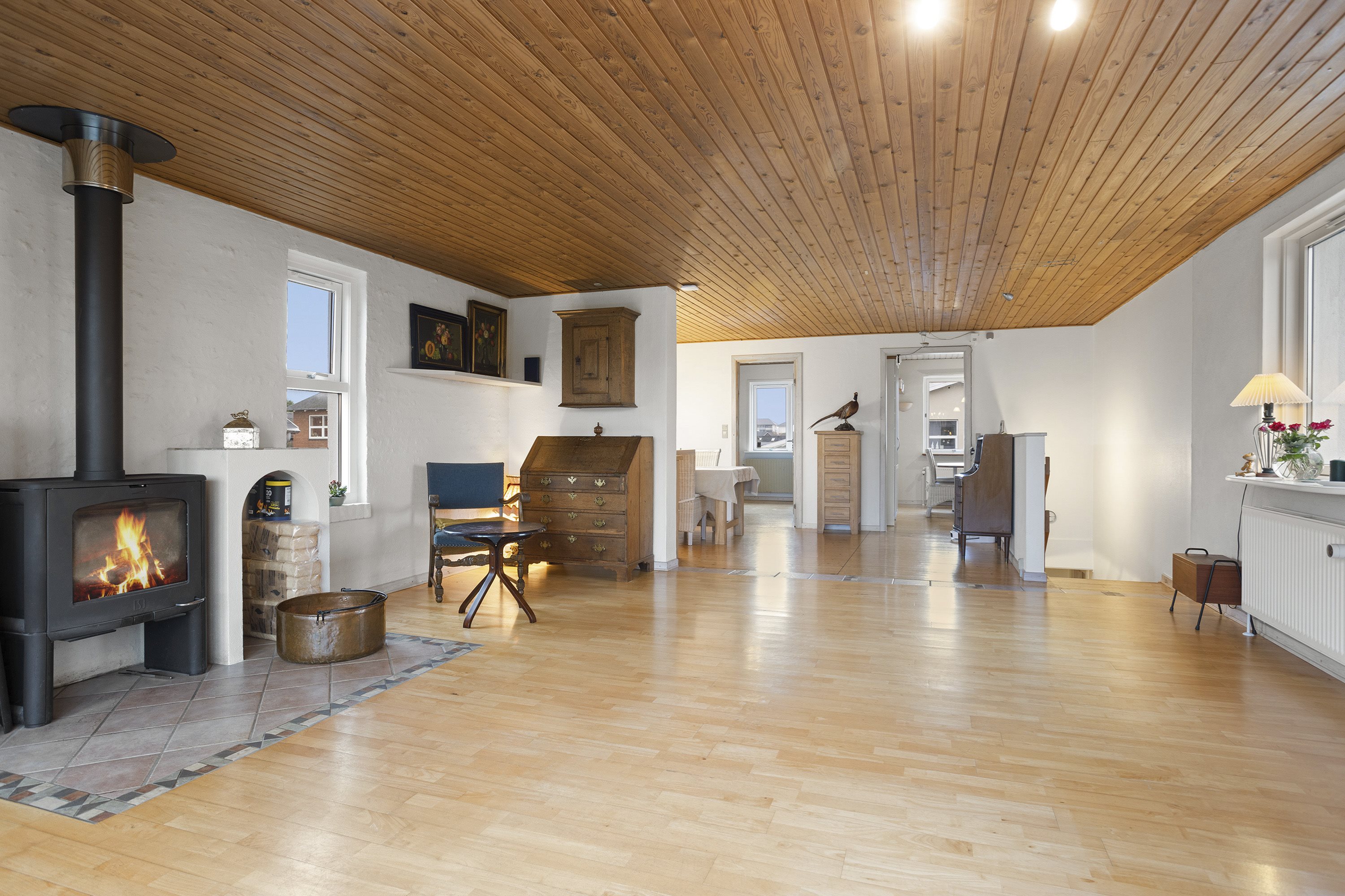 Fremhævet stue billede i fuldskærmstilstand. Billede af Tunøvej 25, 9900 Frederikshavn