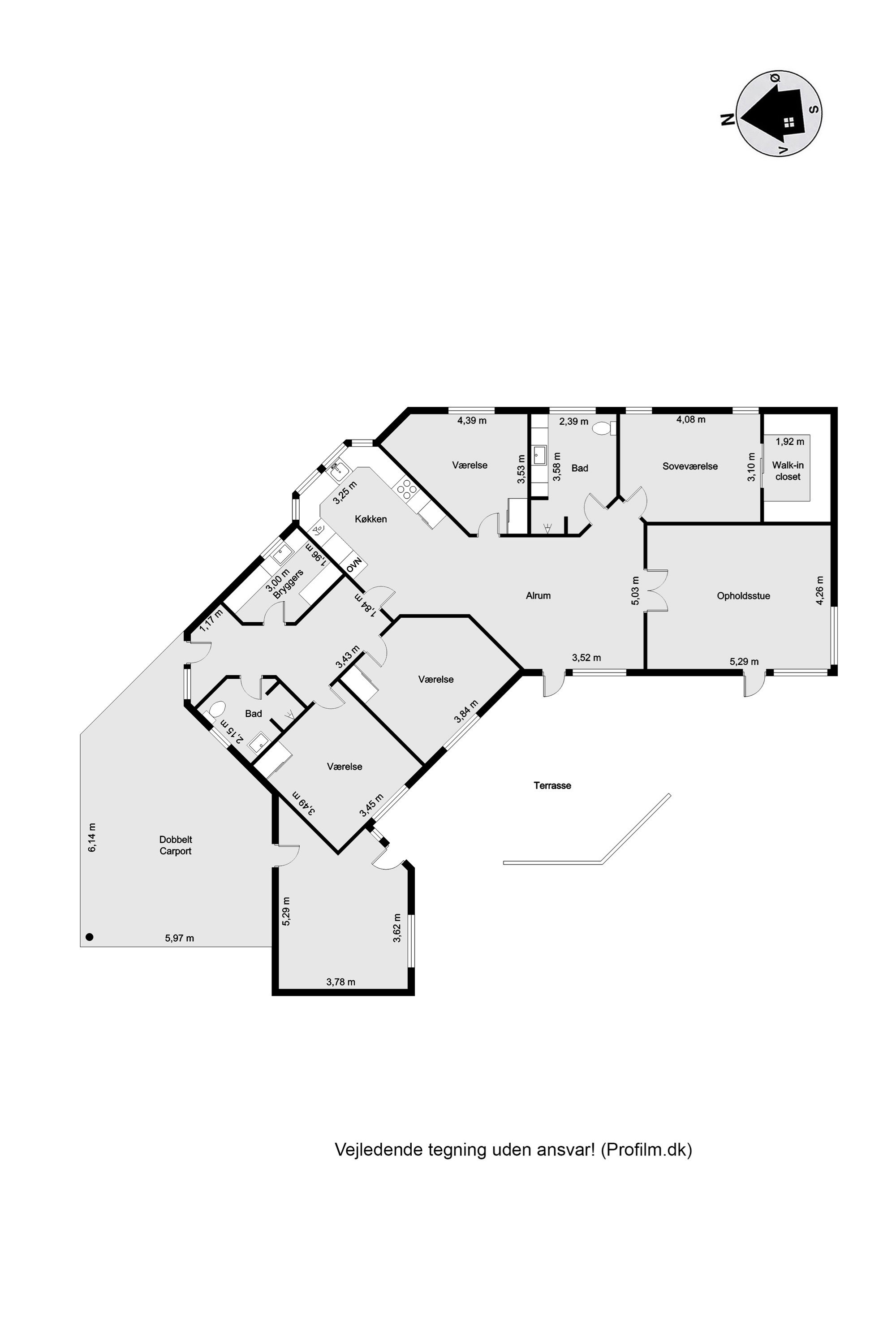 Plantegninger billede af Søvænget 65, 7451 Sunds