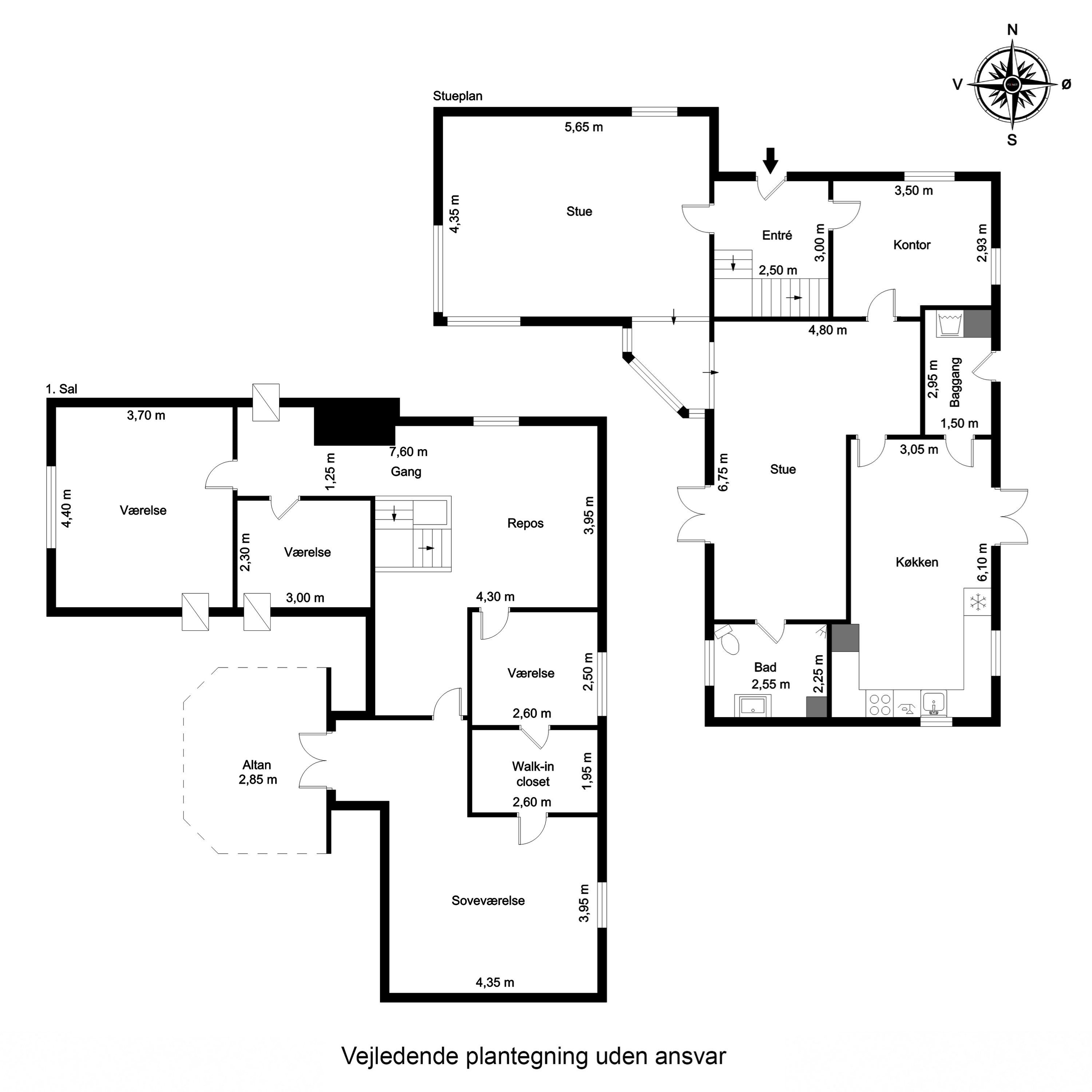 Plantegninger billede af Raskvej 50, 8763 Rask Mølle